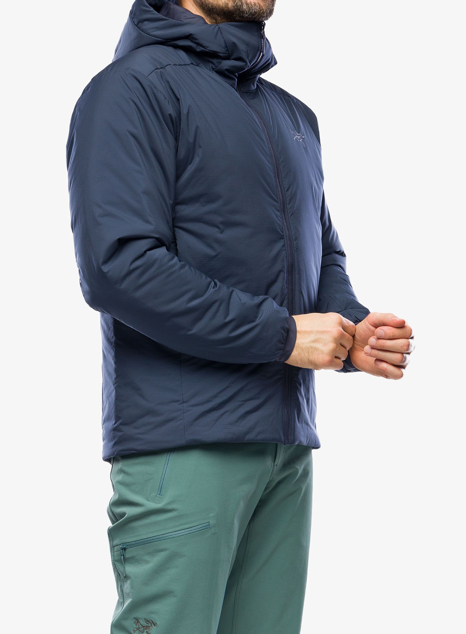 Zateplená bunda Arcteryx Atom Heavyweight Hoody - black sapphire