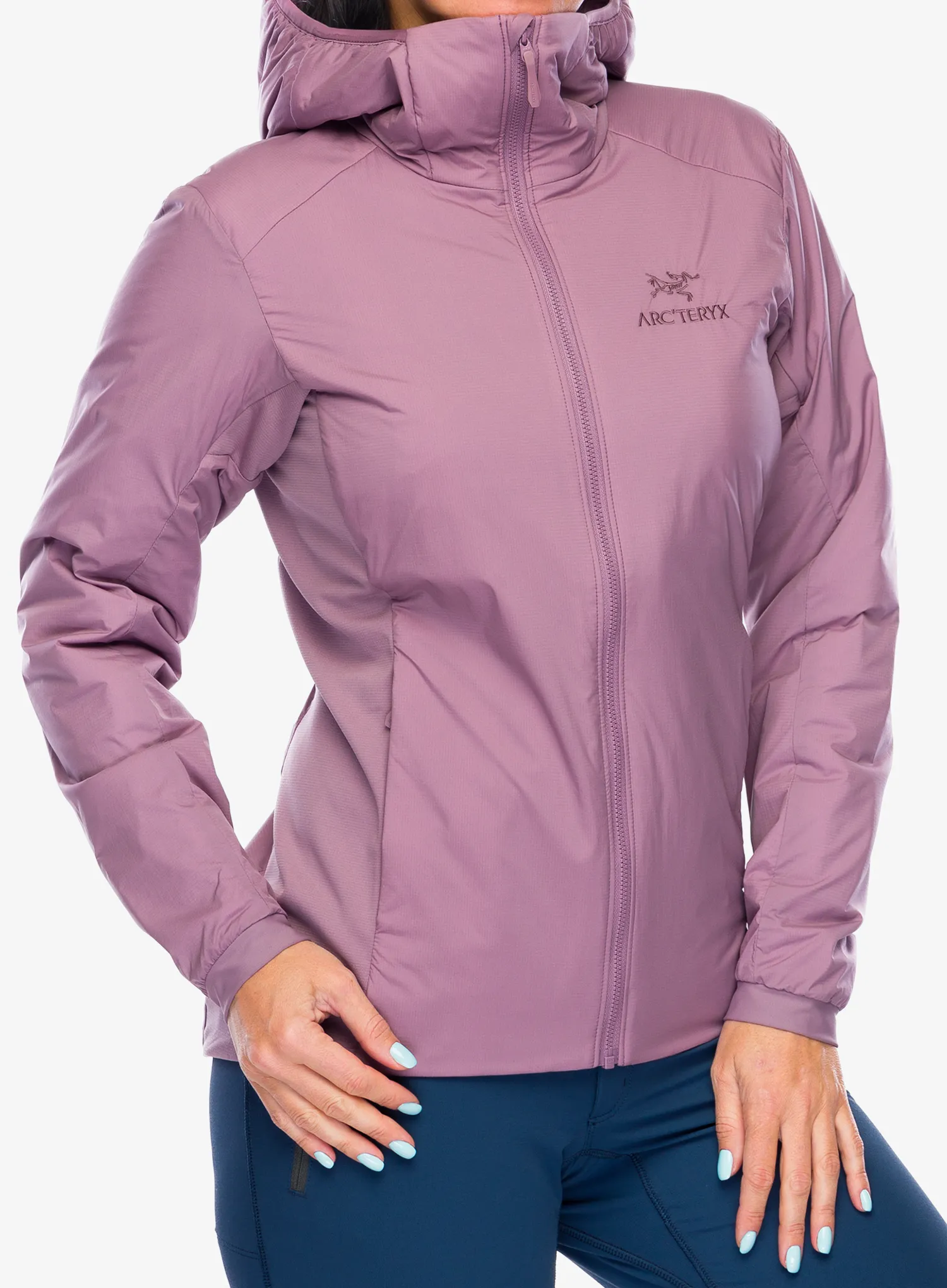 Zateplená bunda dámská Arcteryx Atom Hoody - interstellar