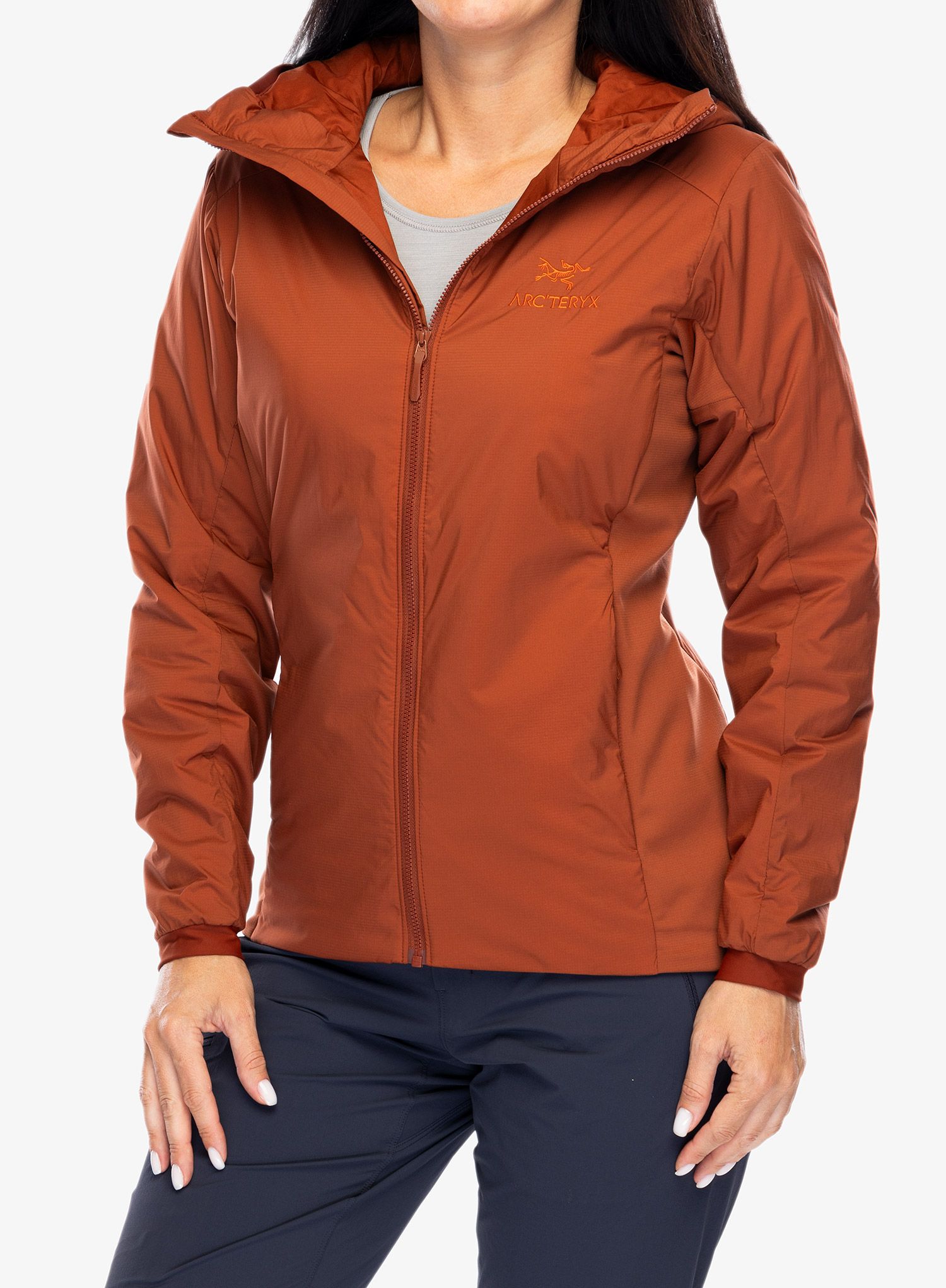 Zateplená bunda dámská Arcteryx Atom Hoody - sequoia