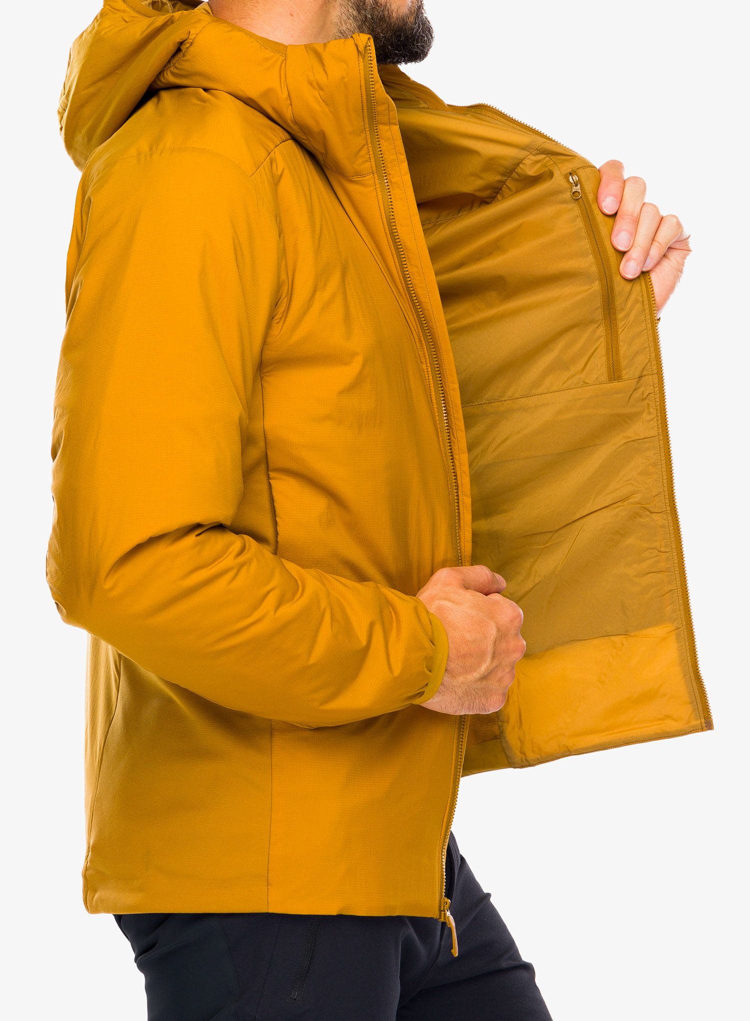 Zateplená bunda Arcteryx Atom Hoody - yukon
