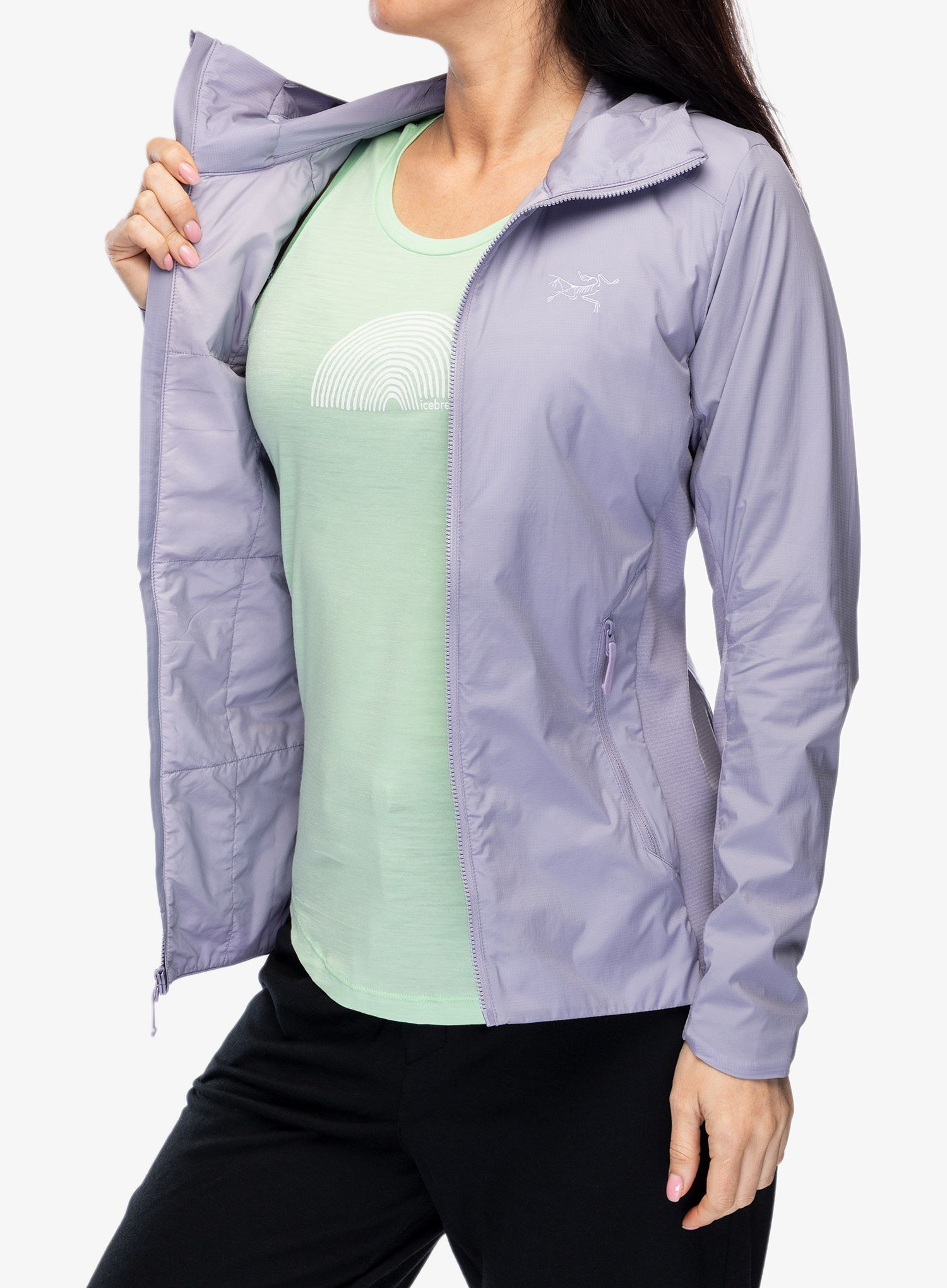Hybridní bunda dámská Arcteryx Atom Lightweight Hoody - velocity