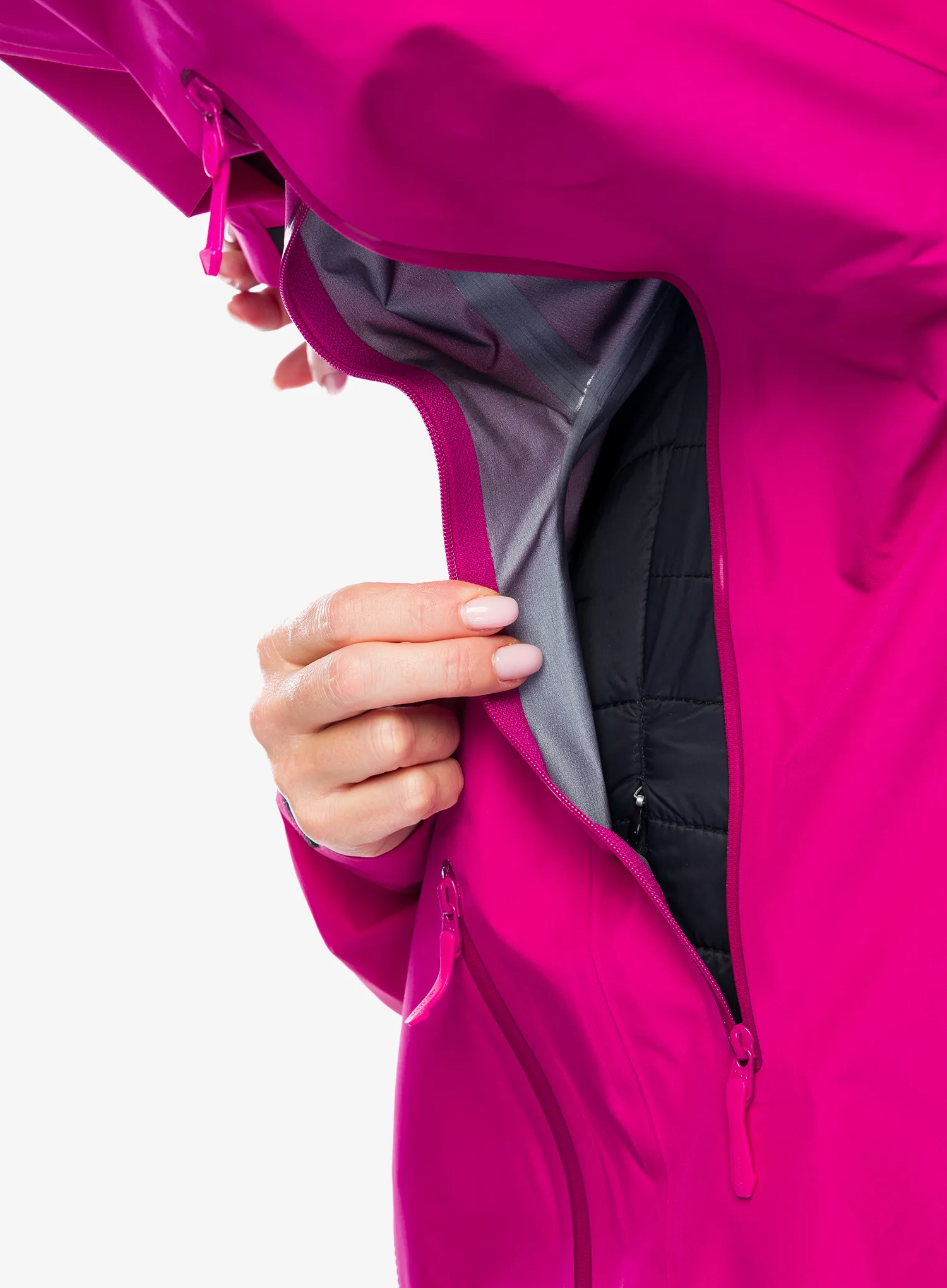 Dámská nepromokavá bunda s membránou Arcteryx Beta AR Jacket Stormhood - amaranthus