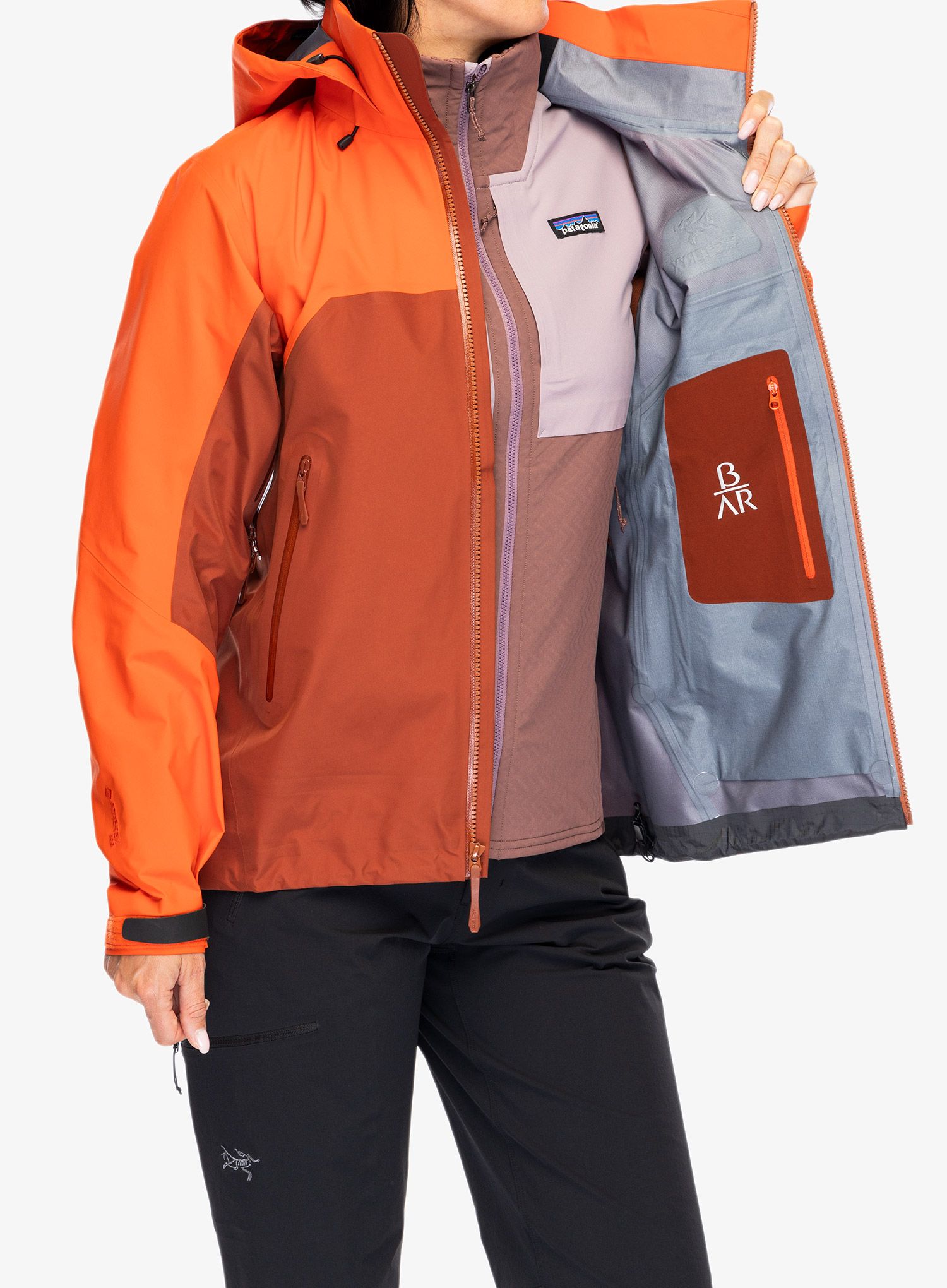 Dámská nepromokavá bunda s membránou Arcteryx Beta AR Jacket - solaris/sequoia