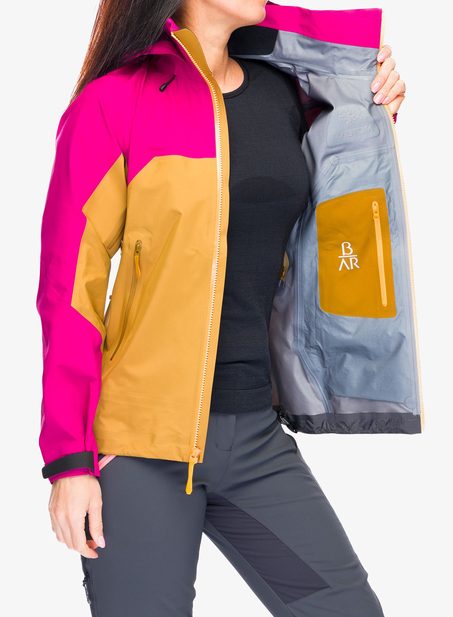Dámská bunda na hory Arcteryx Beta AR Jacket - yukon/amaranthus/edziza