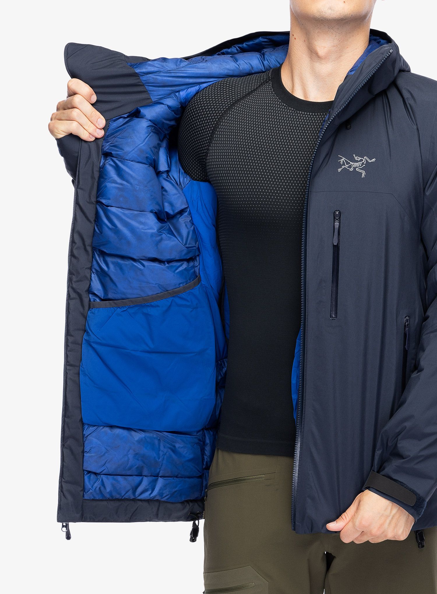 Péřová bunda Arcteryx Beta Down Insulated Jacket - black sapphire