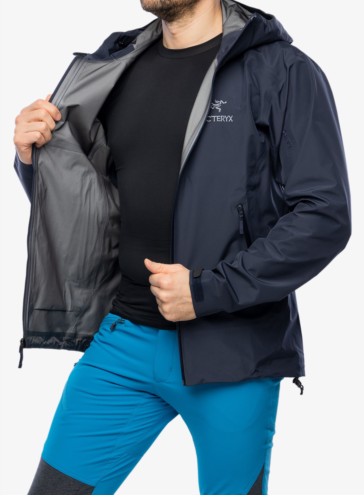 Bunda s membránou Arcteryx Beta LT Jacket - black sapphire