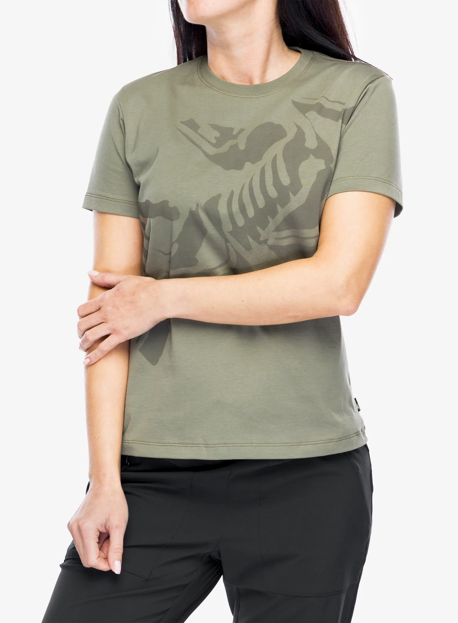 Bavlněné tričko dámské Arcteryx Bird Cotton T-Shirt - forage