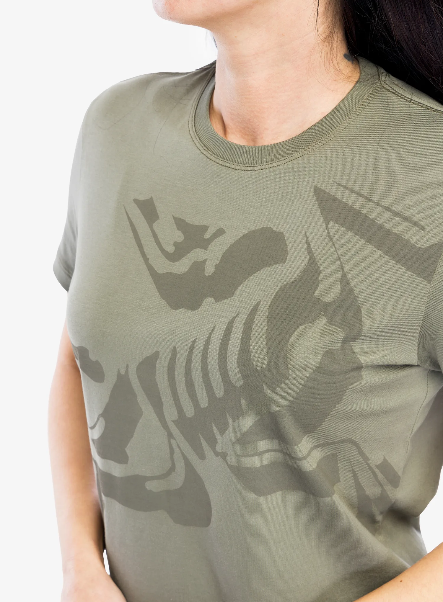 Bavlněné tričko dámské Arcteryx Bird Cotton T-Shirt - forage
