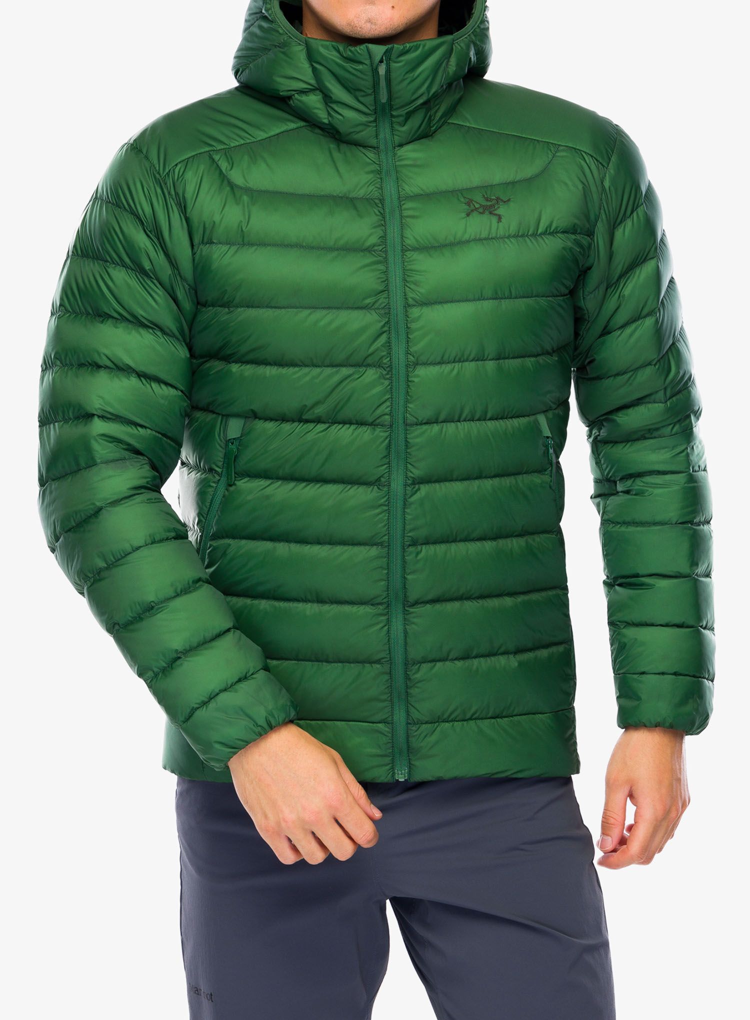 Péřová bunda Arcteryx Cerium Hoody - eden