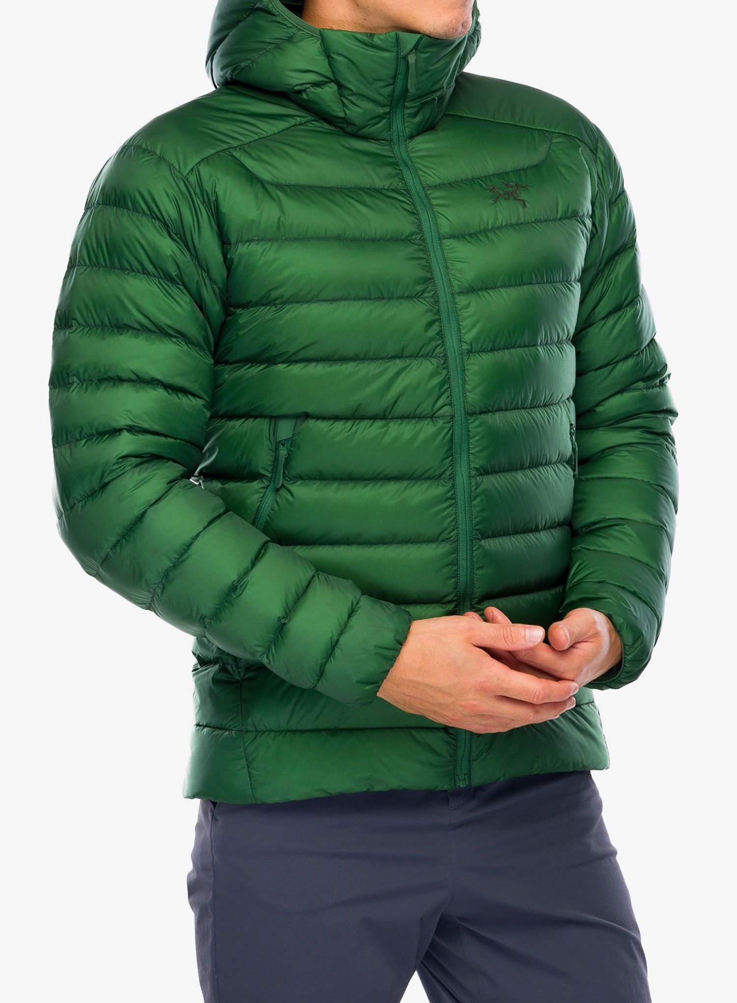 Péřová bunda Arcteryx Cerium Hoody - eden