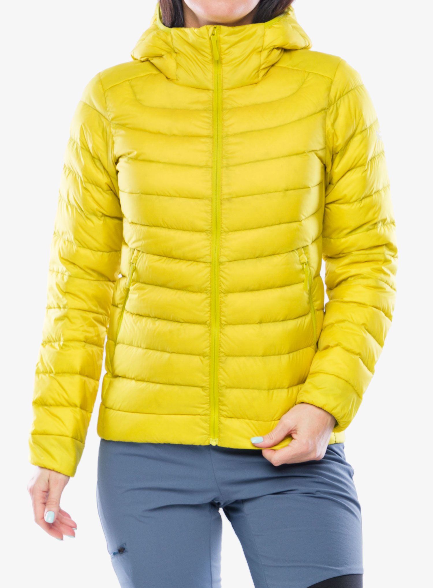 Dámská péřová bunda Arcteryx Cerium Hoody - lampyre