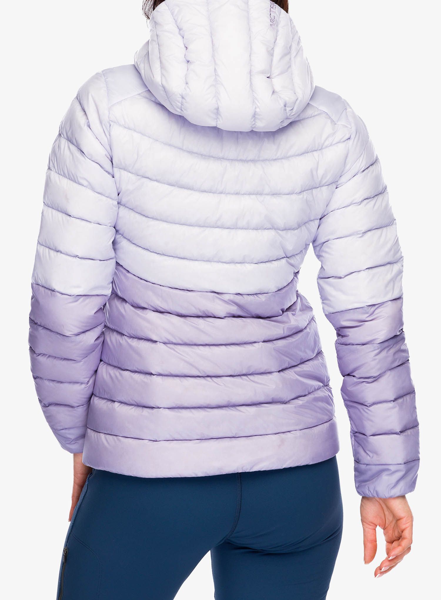 Dámská péřová bunda Arcteryx Cerium Hoody - velocity/light velocity