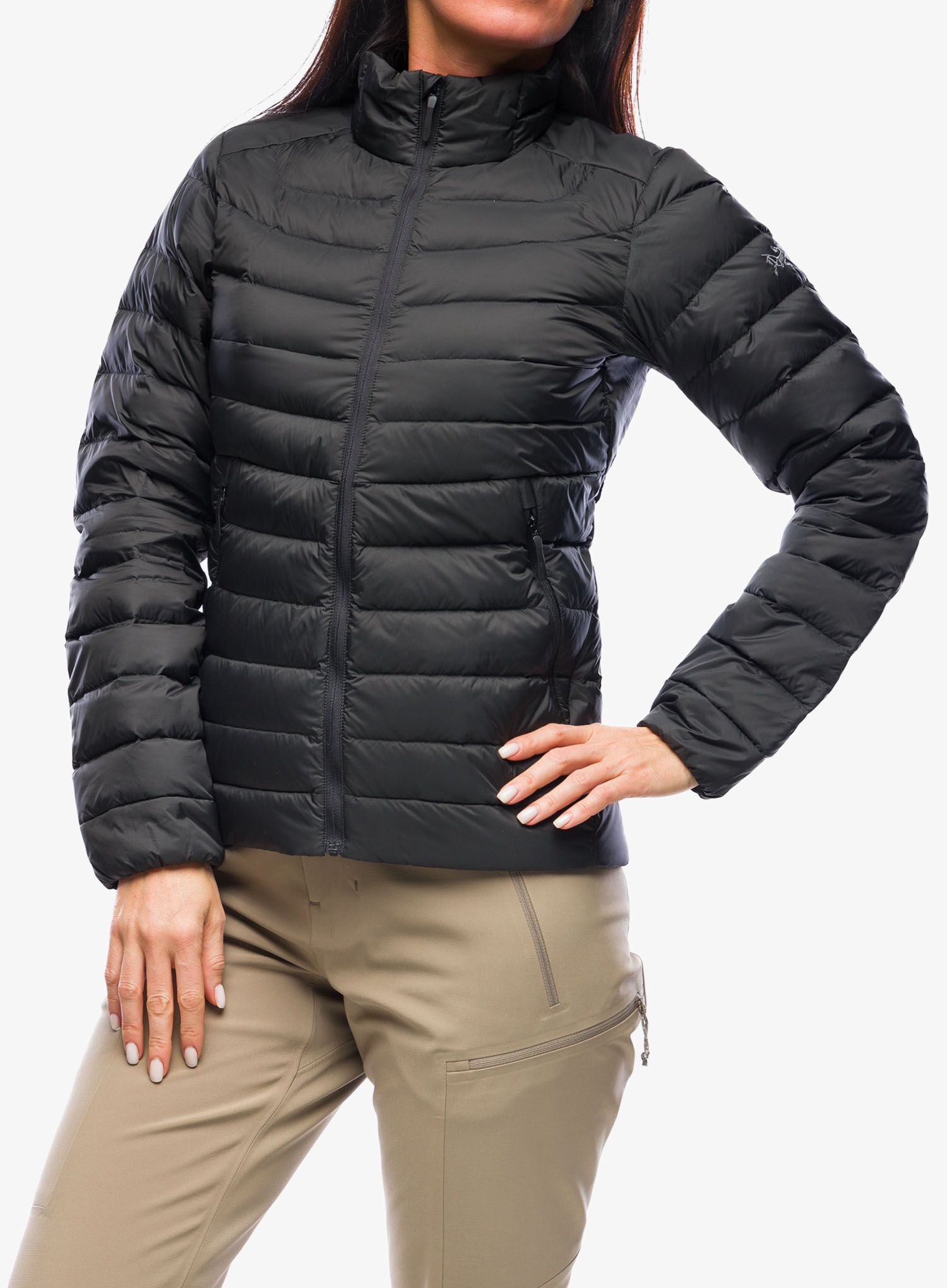 Dámská péřová bunda Arcteryx Cerium Jacket - blk