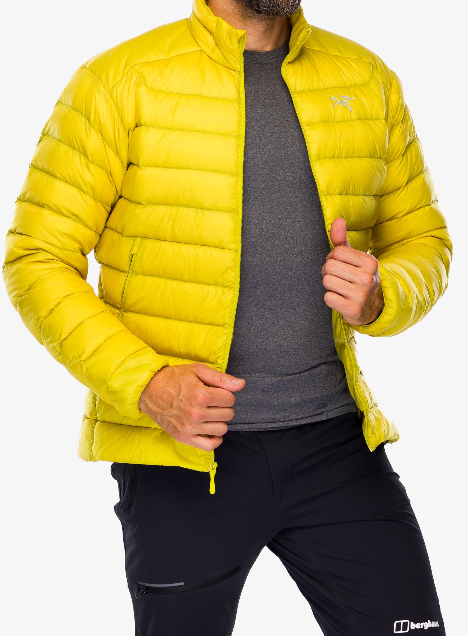 Péřová bunda pánská Arcteryx Cerium Jacket - lampyre