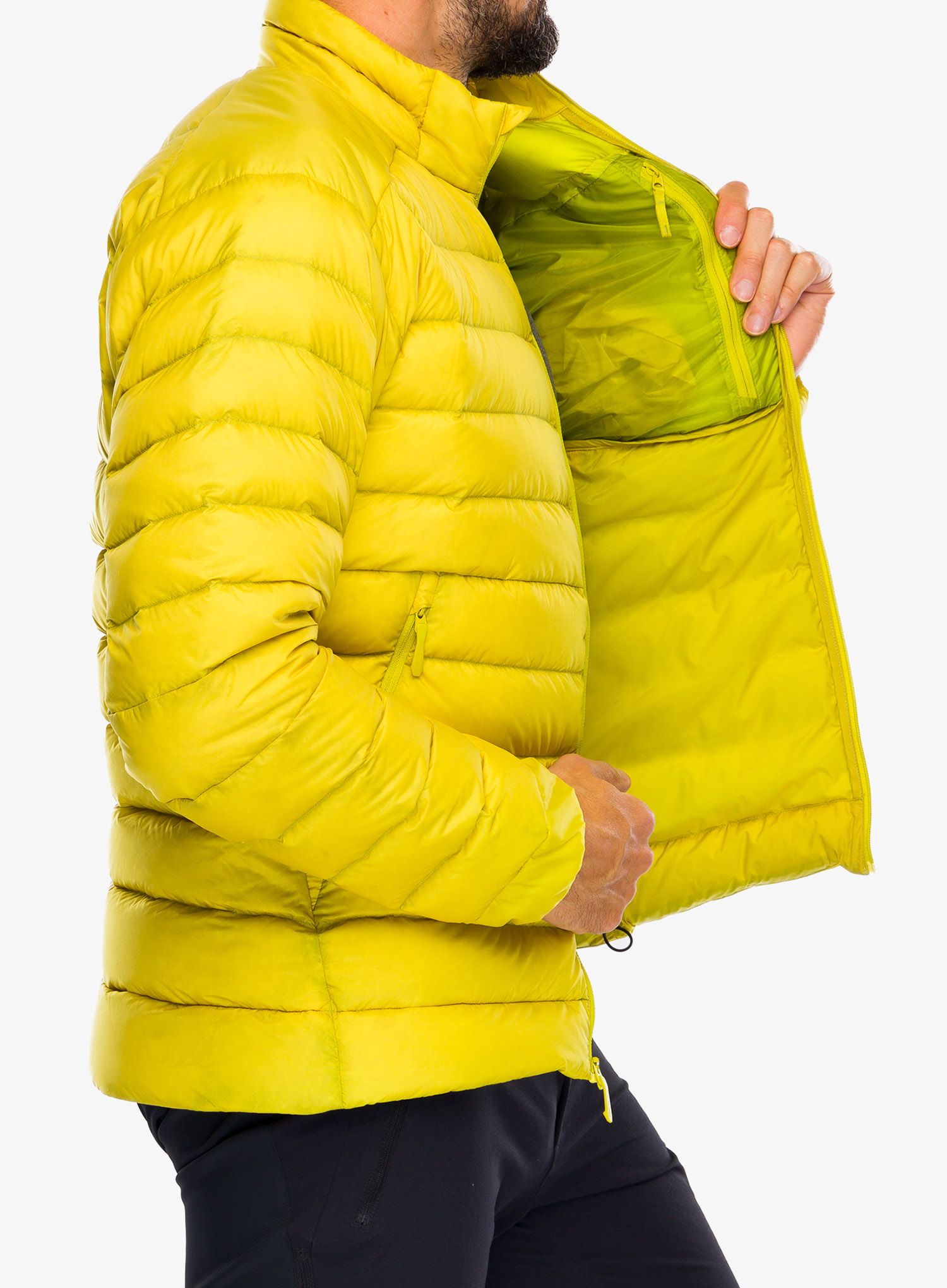 Péřová bunda pánská Arcteryx Cerium Jacket - lampyre