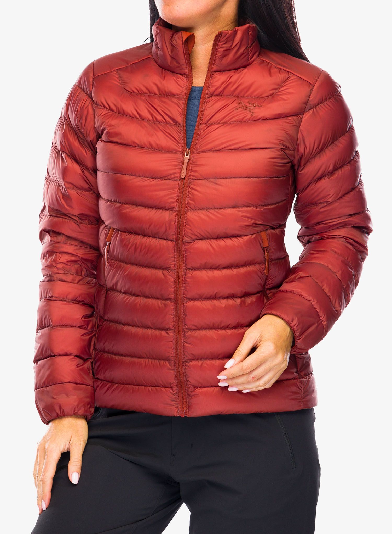 Dámská péřová bunda Arcteryx Cerium Jacket - sequoia