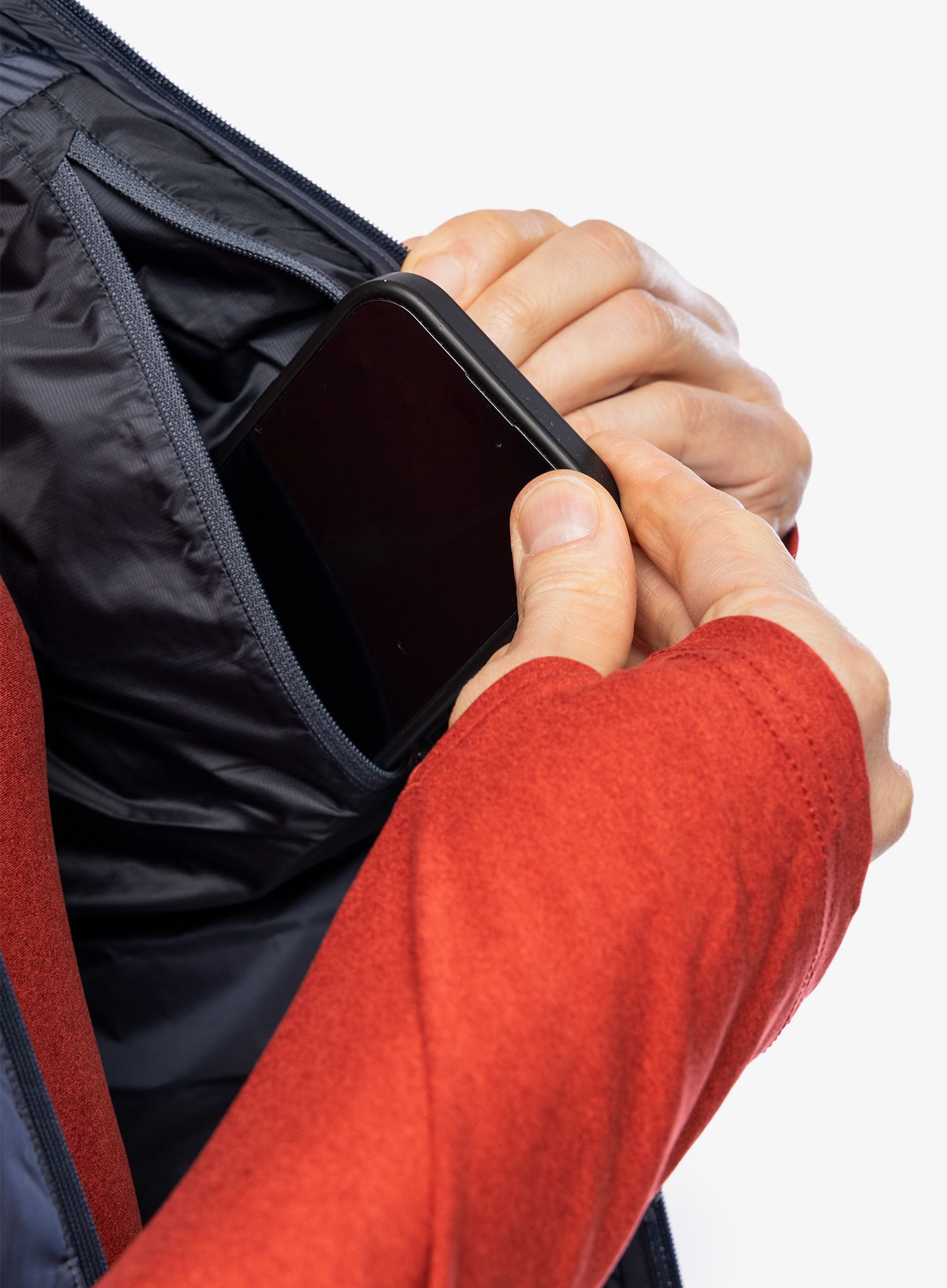 Péřová vesta Arcteryx Cerium Vest - blk sapphire