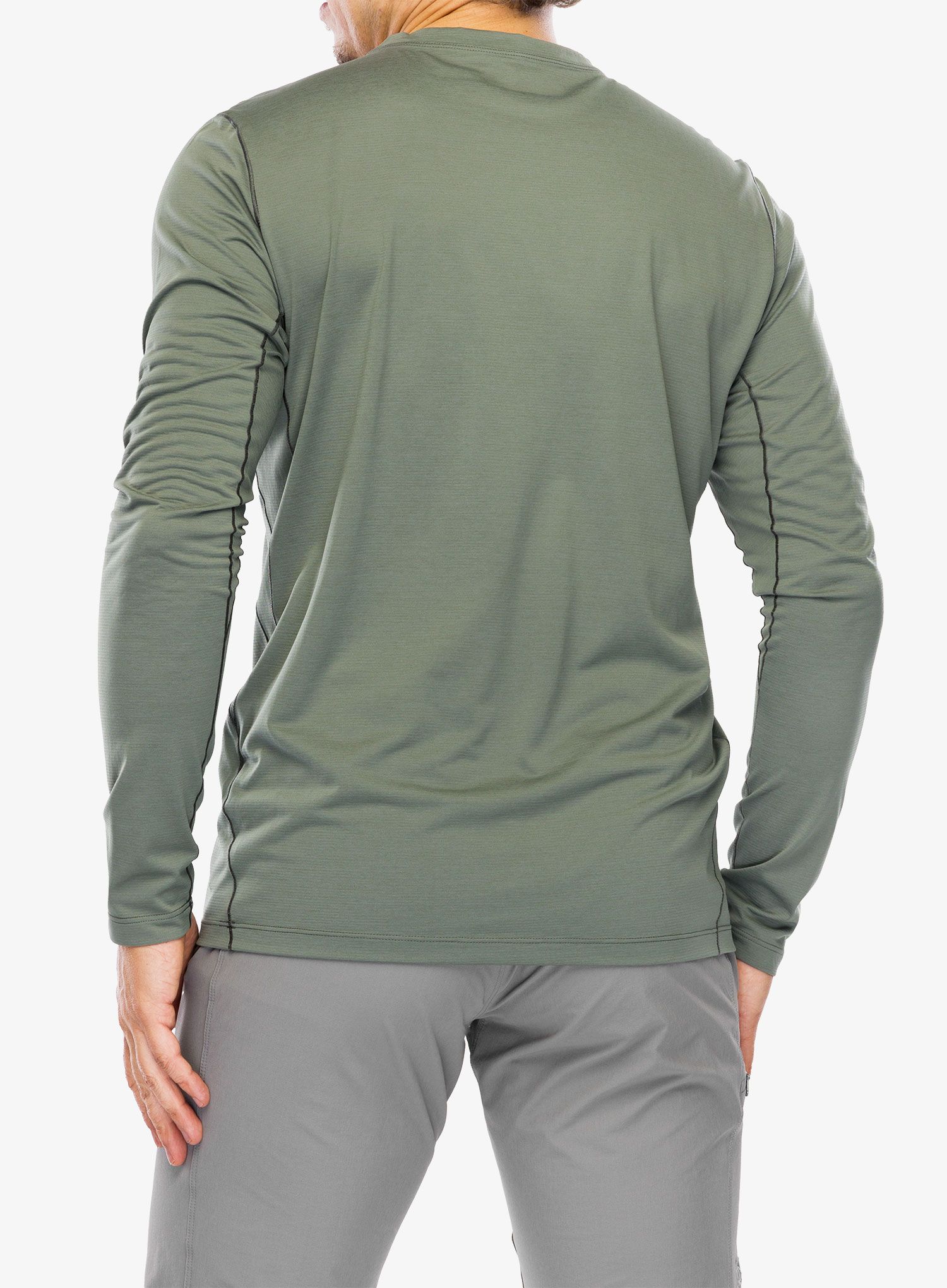 Mikina na běh Arcteryx Cormac Crew Neck Shirt LS - forage heather II