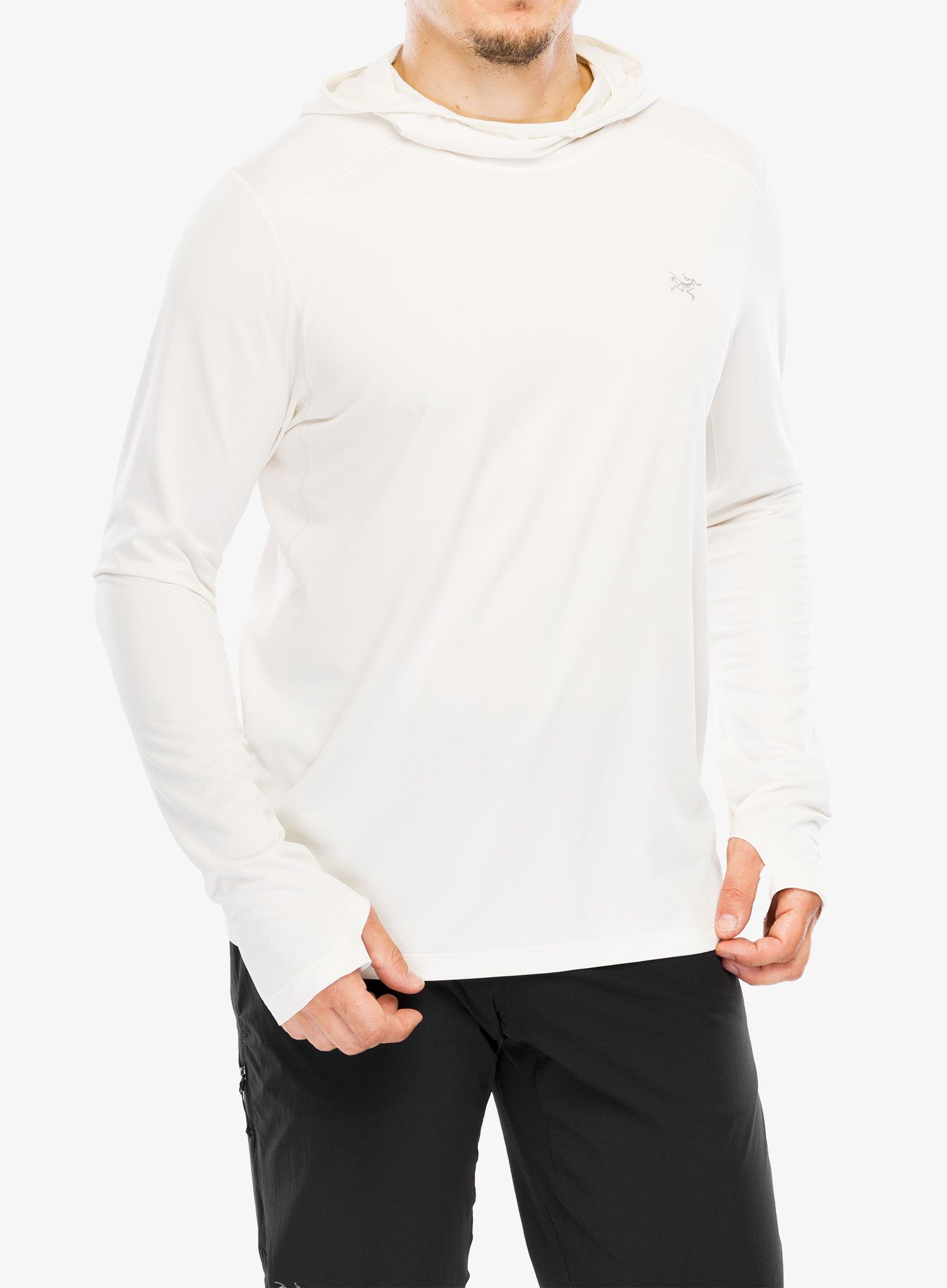 Mikina na běh Arcteryx Cormac Hoody - arctic silk heather
