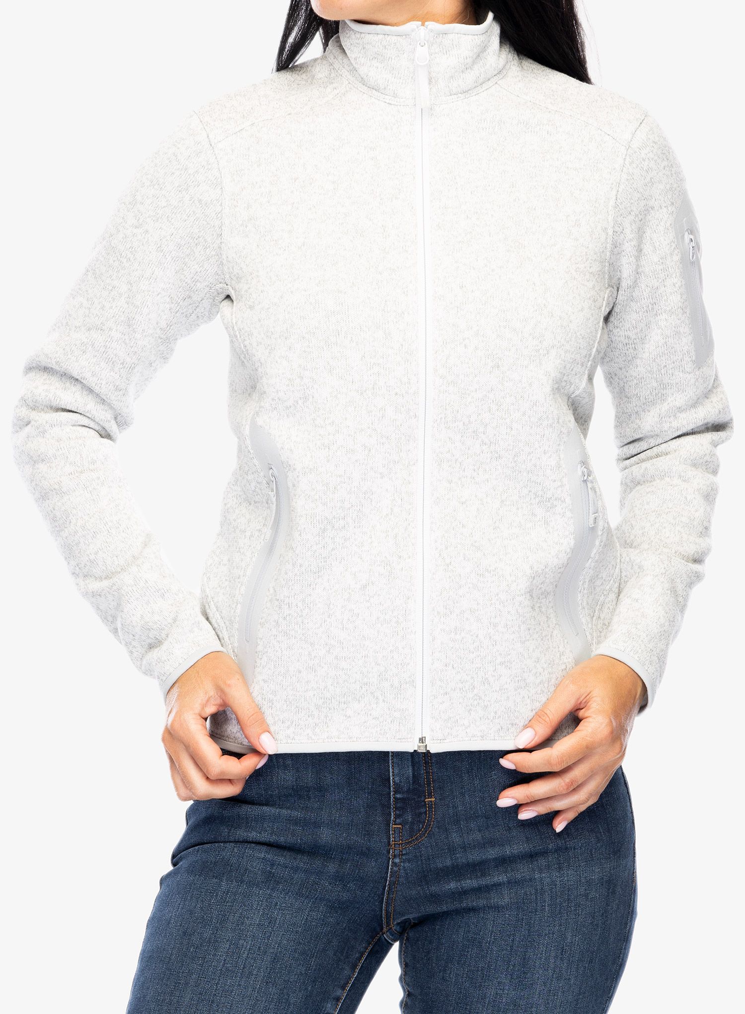 Dámská mikina se zipem Arcteryx Covert Cardigan - atmos heather
