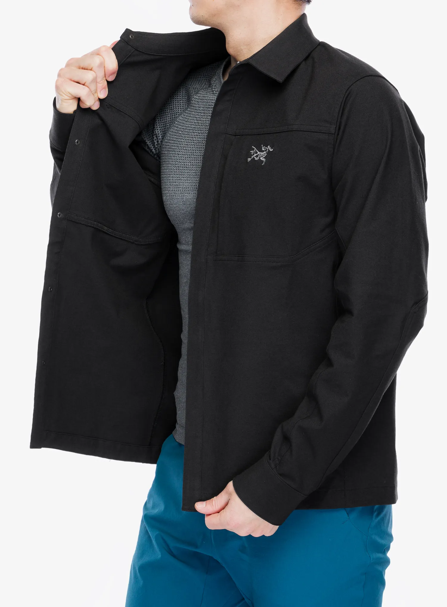Košile Arcteryx Cronin Cotton Overshirt - black