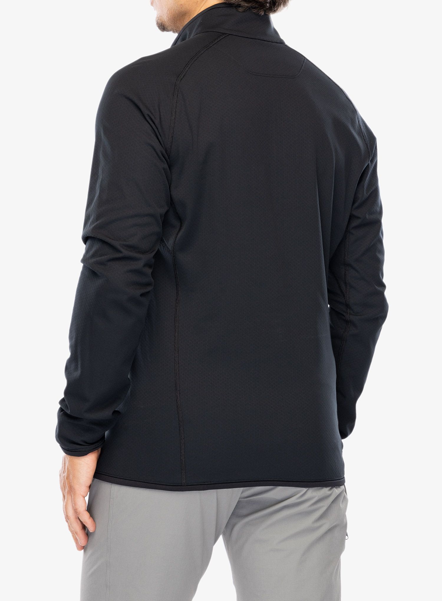 Mikina Arcteryx Delta 1/2 Zip Neck - black