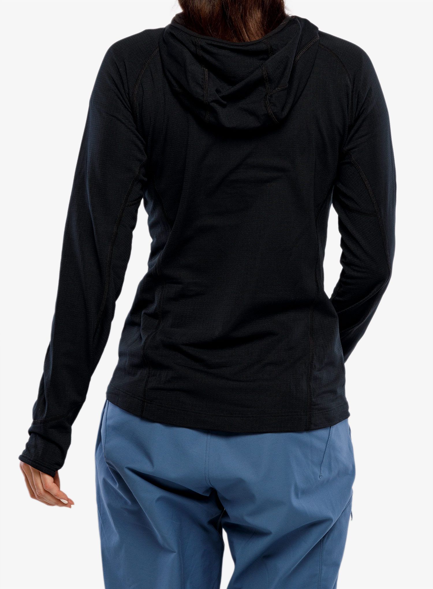 Dámská fleecová mikina Arcteryx Delta Half Zip Hoody - black