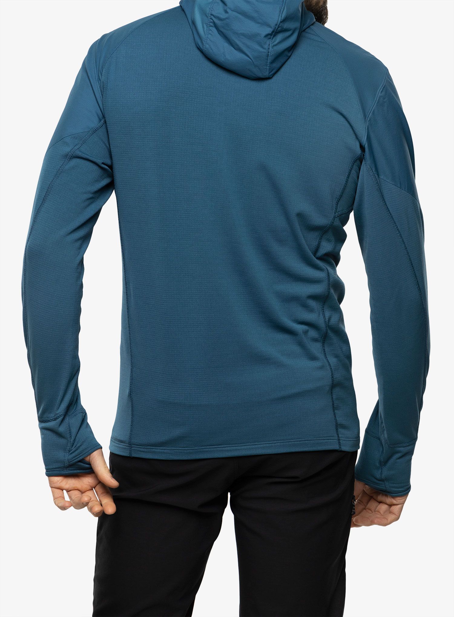 Mikina s kapucí Arcteryx Delta Hybrid Hoody - serene
