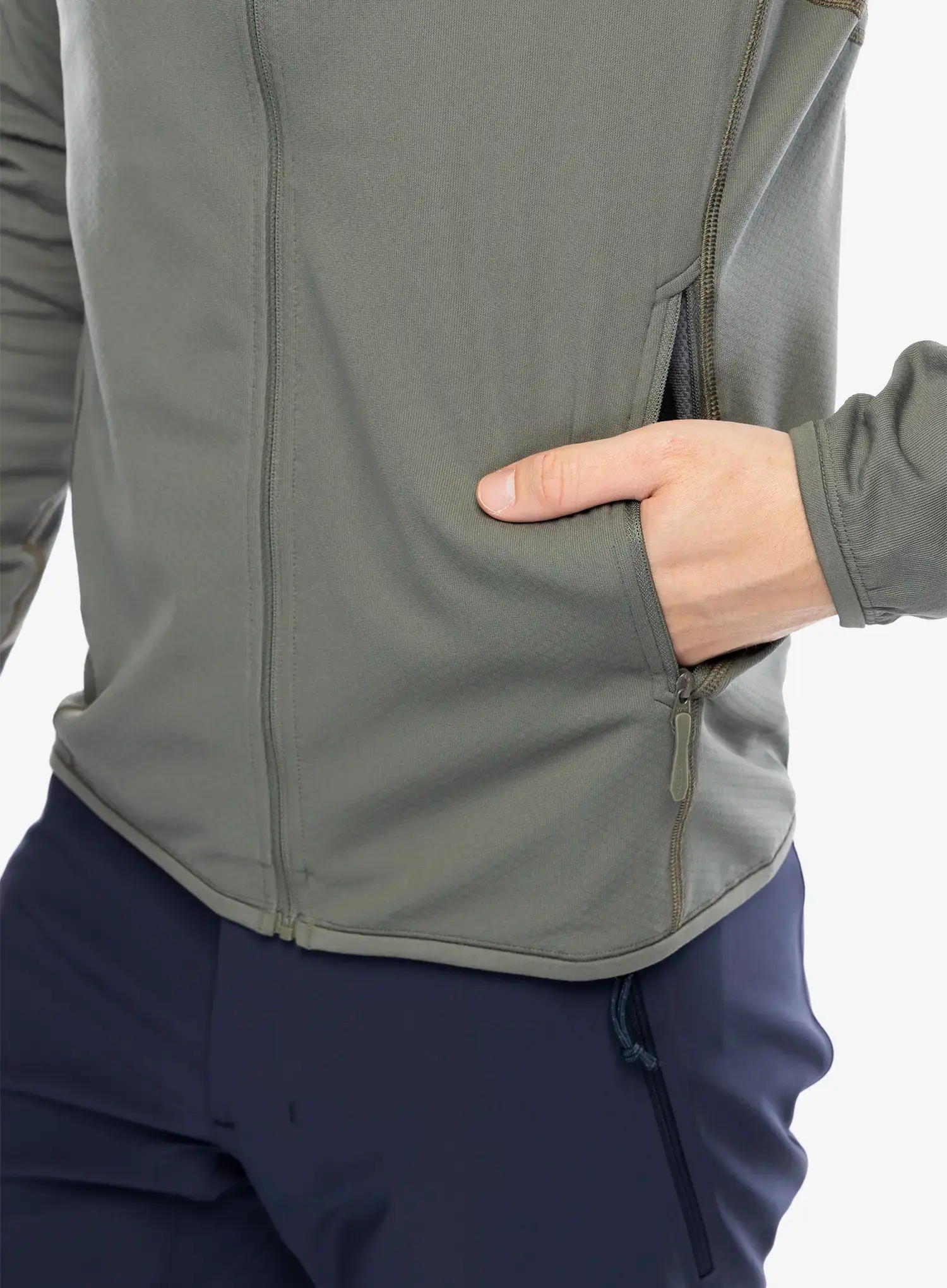 Mikina bez kapuce Arcteryx Delta Jacket - forage