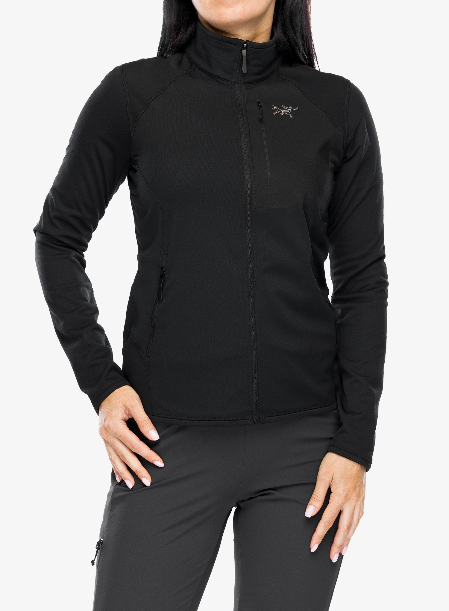 Dámská mikina se zipem Arcteryx Delta Jacket - blk