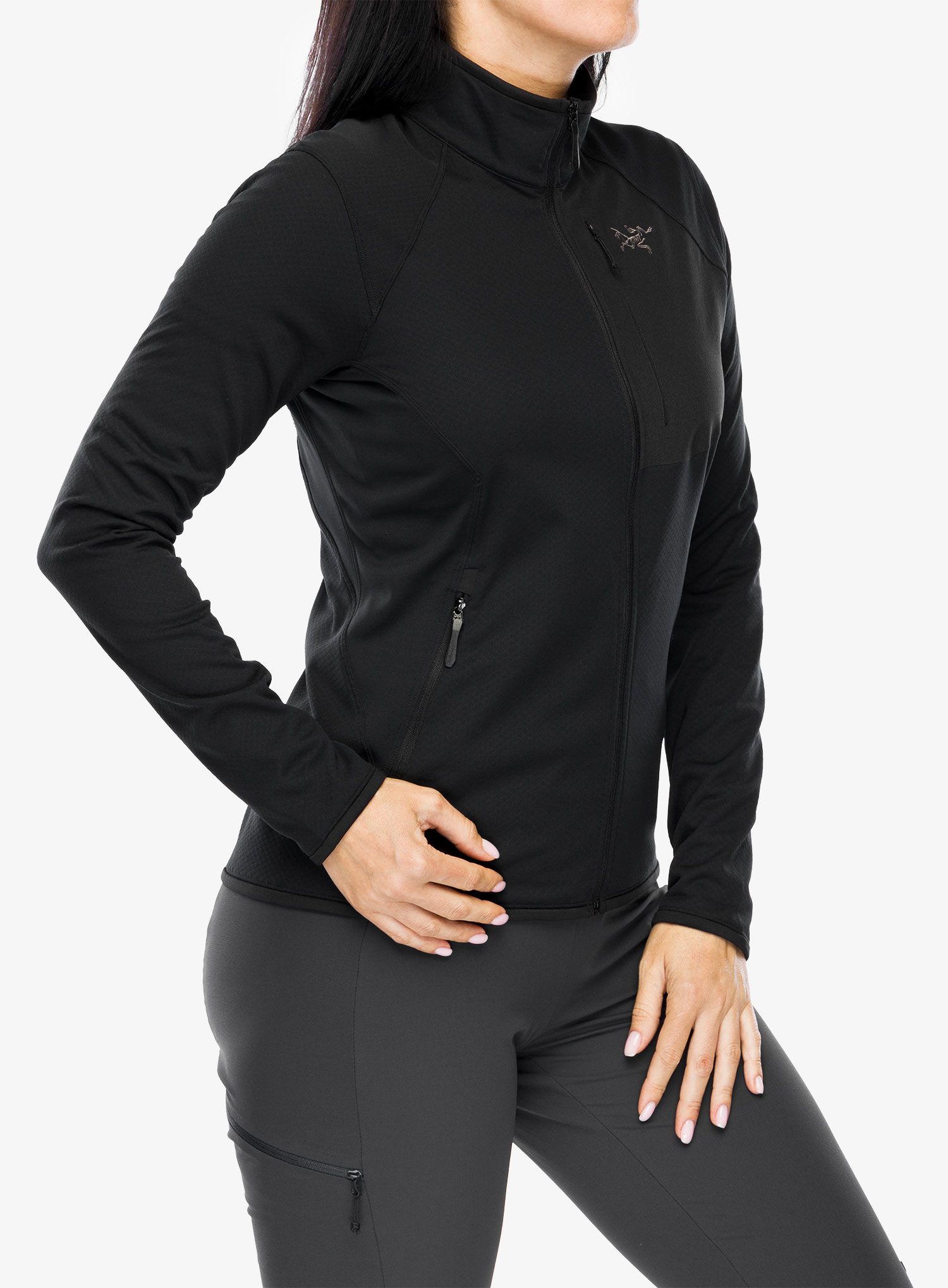 Dámská mikina se zipem Arcteryx Delta Jacket - blk