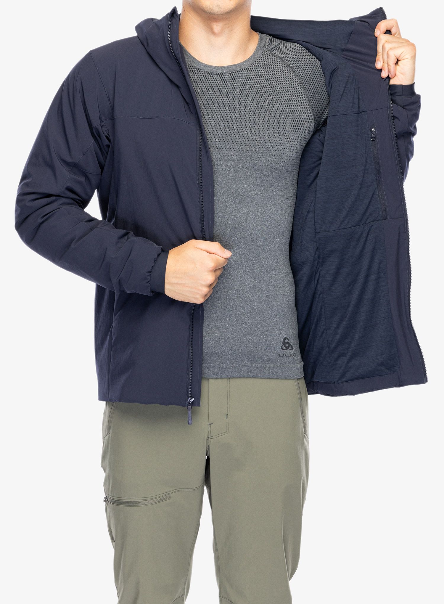 Zateplená bunda Arcteryx Epsilon Insulated Hoody - black sapphire