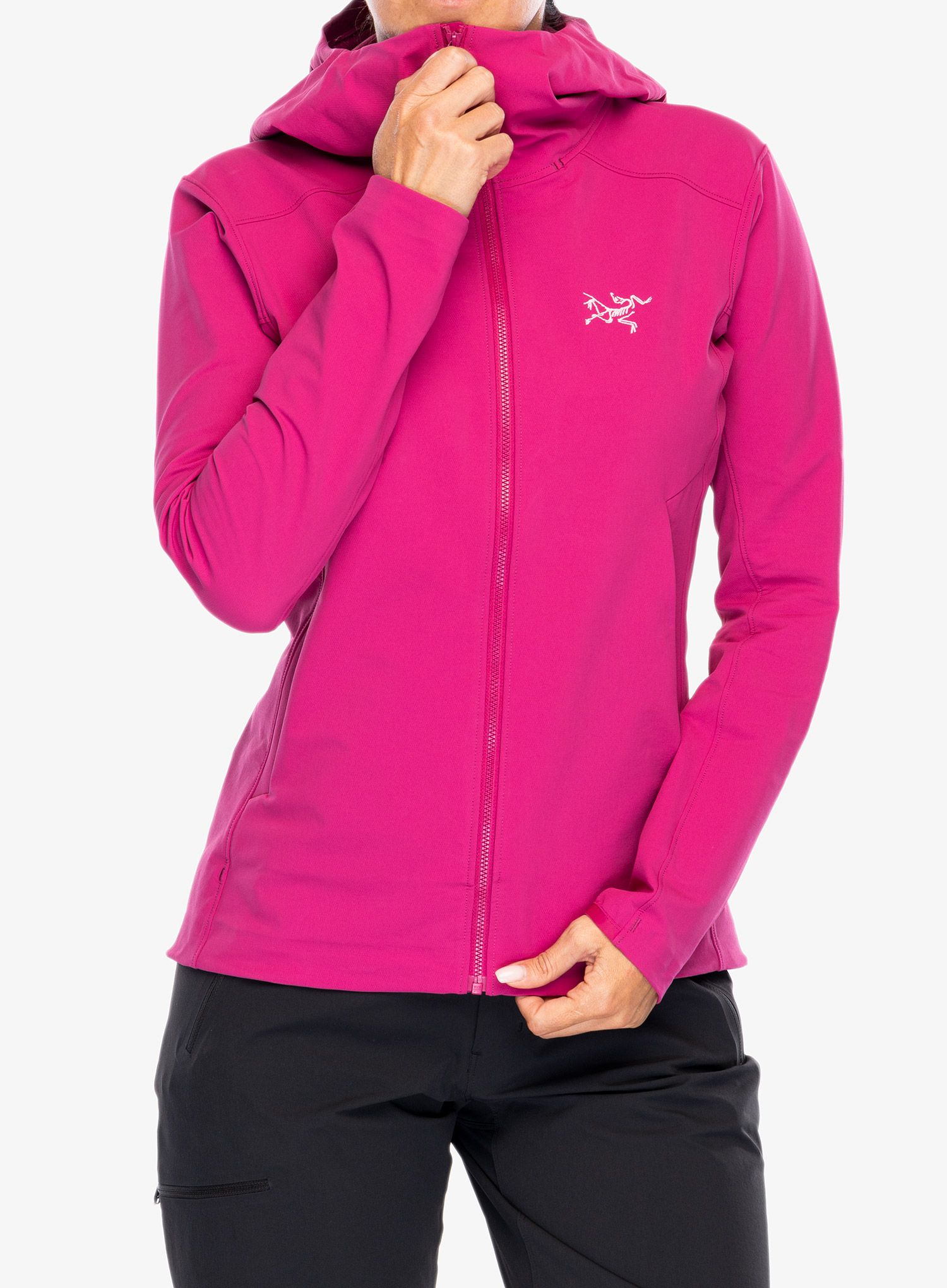 Softshellová bunda dámská Arcteryx Gamma Hoody - amaranthus