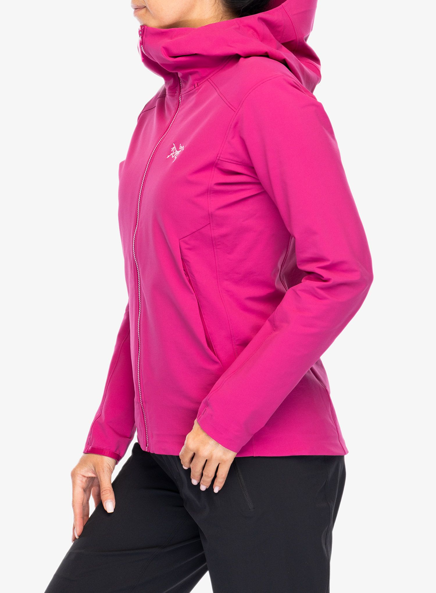 Softshellová bunda dámská Arcteryx Gamma Hoody - amaranthus