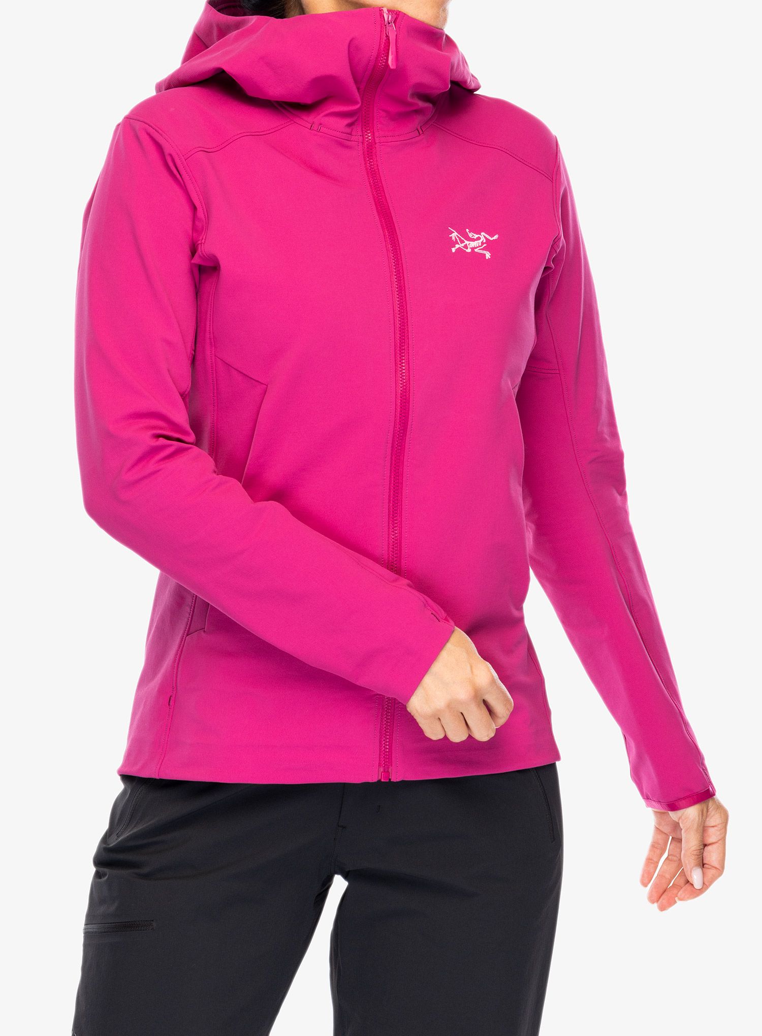Softshellová bunda dámská Arcteryx Gamma Hoody - amaranthus