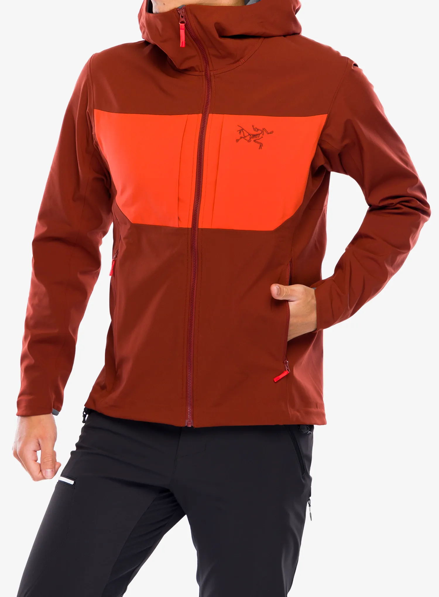 Softshellová bunda pánská Arcteryx Gamma MX Hoody - sequoia/solaris