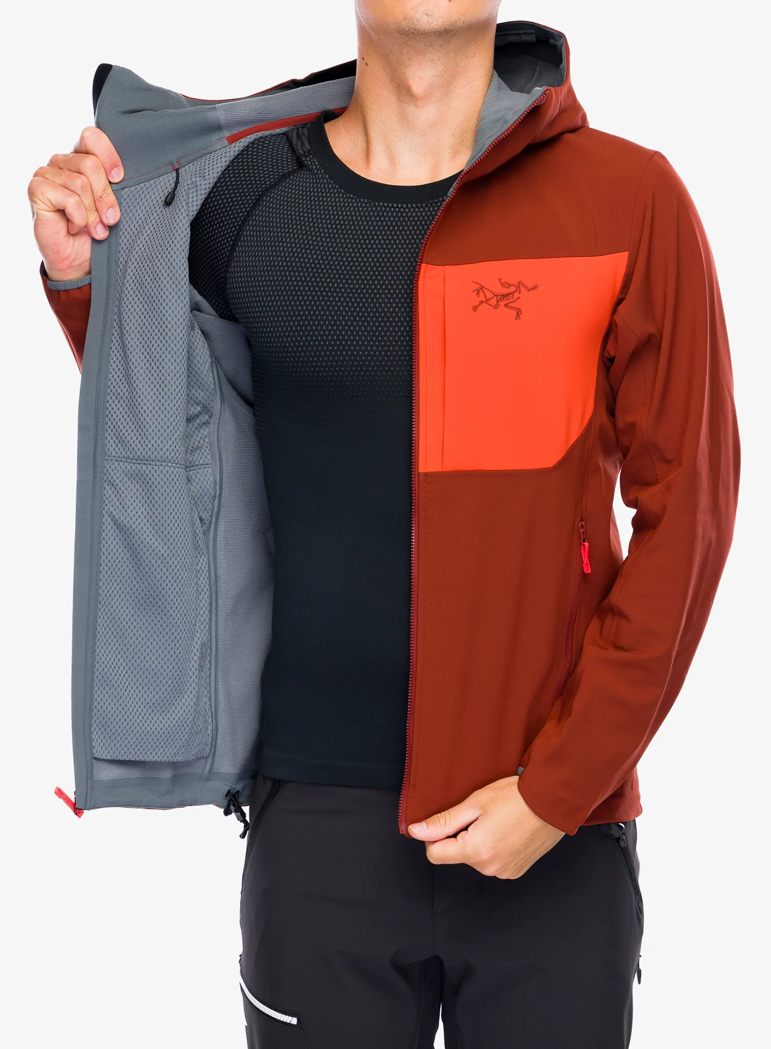 Softshellová bunda pánská Arcteryx Gamma MX Hoody - sequoia/solaris