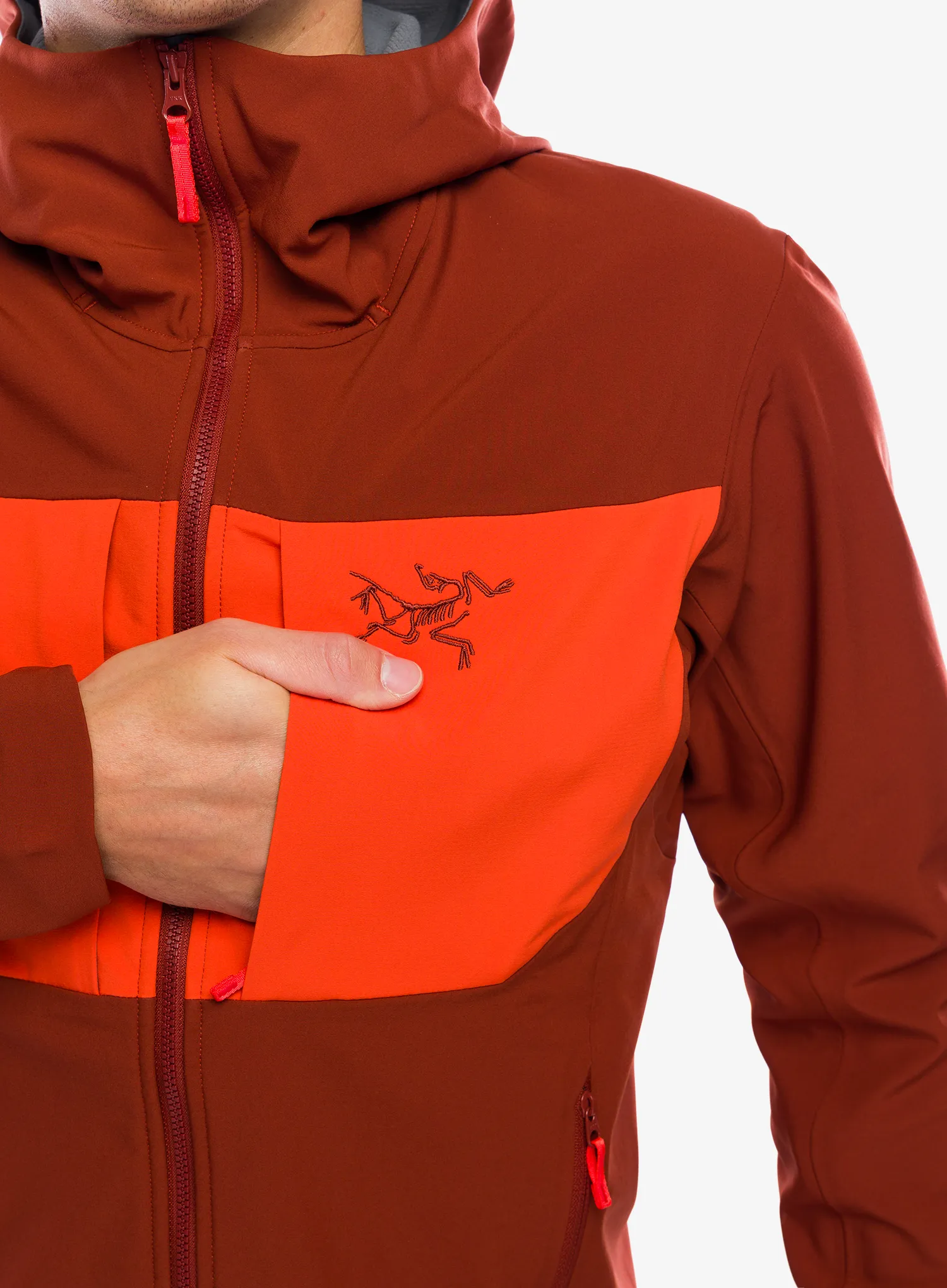 Softshellová bunda pánská Arcteryx Gamma MX Hoody - sequoia/solaris