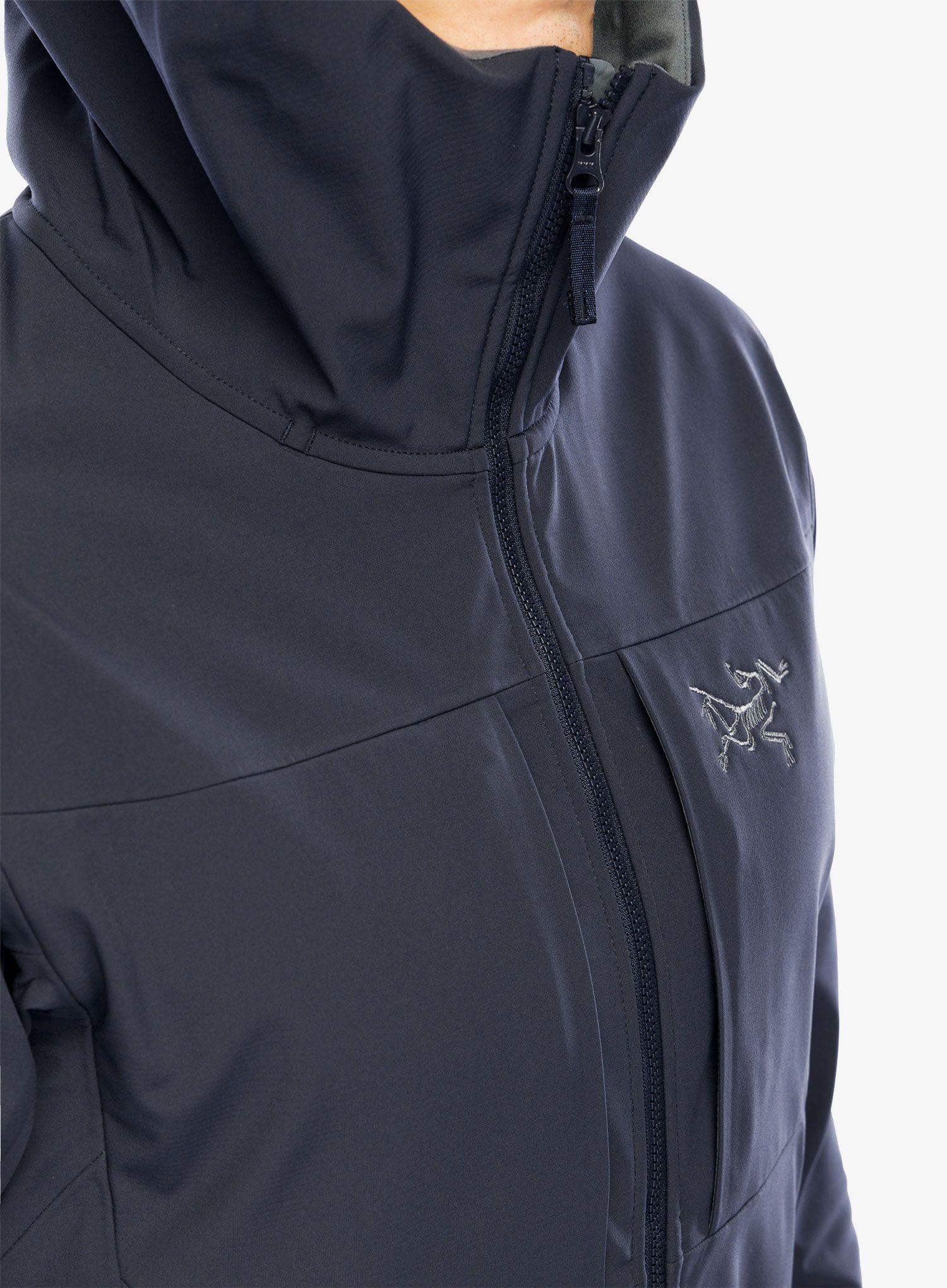 Softshellová bunda Arcteryx Gamma MX Hoody - blk sapphire