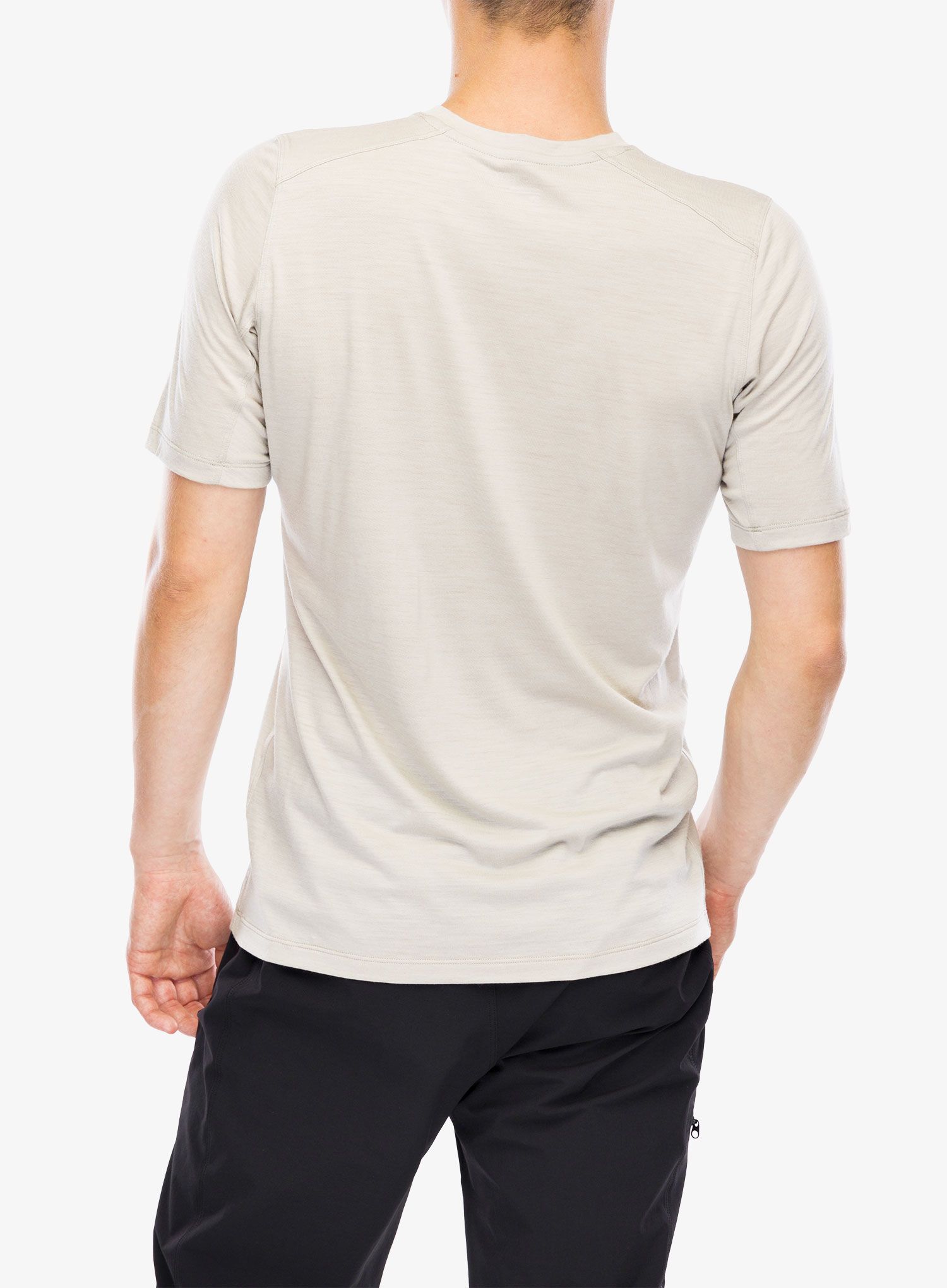 Merino triko Arcteryx Ionia Merino Wool ArcWord Logo SS - rune/euphoria