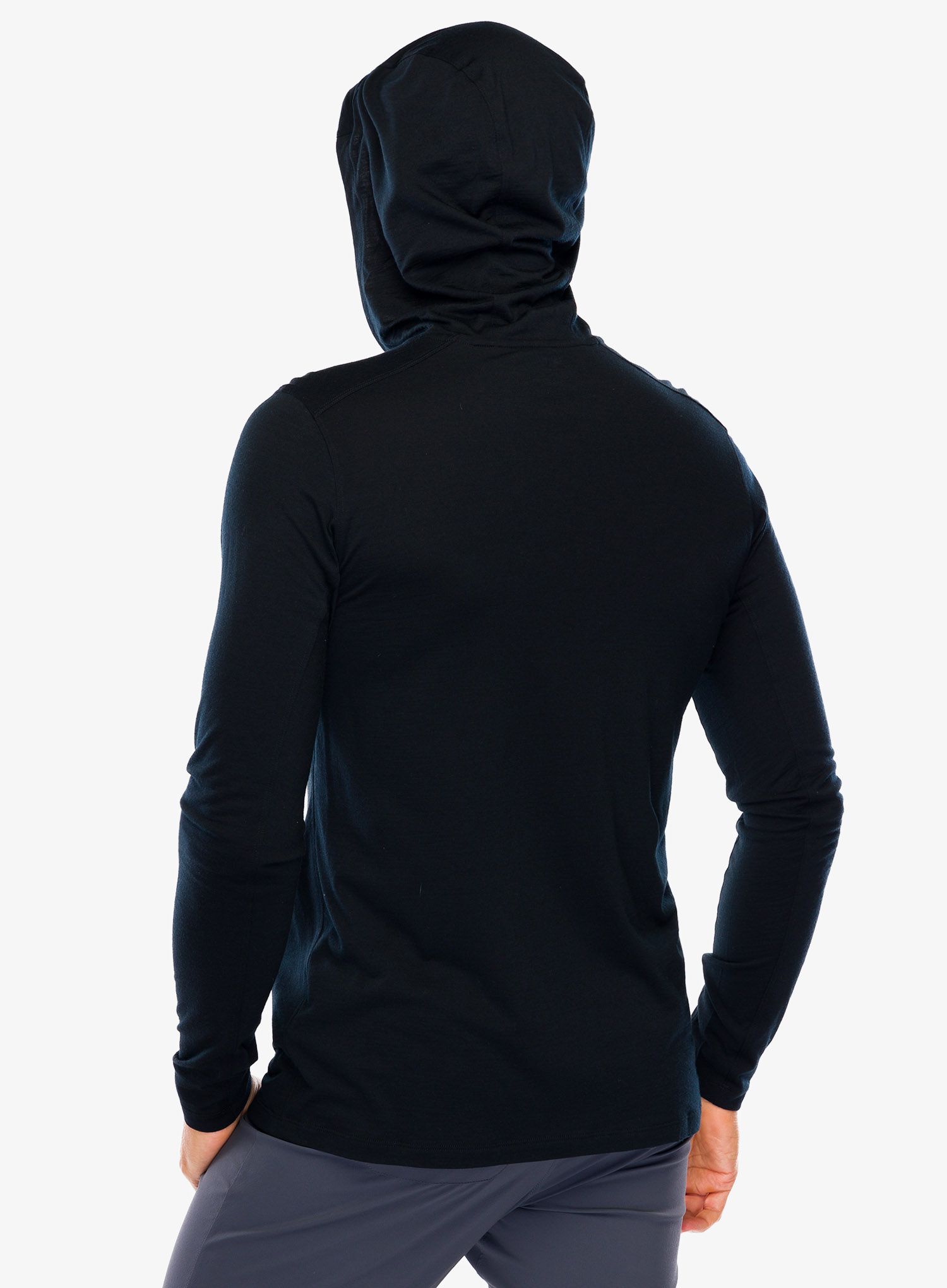 Mikina s kapucí Arcteryx Ionia Merino Wool Hoody - black