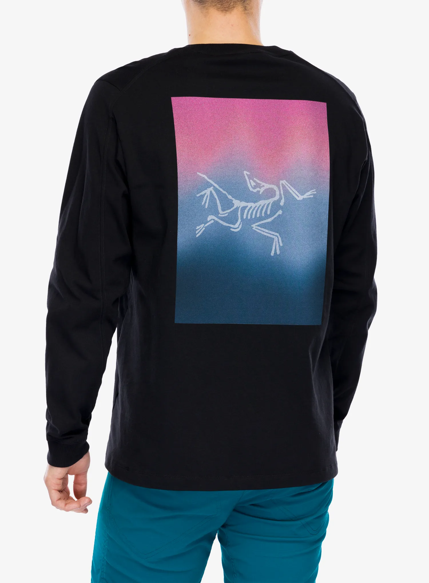 Mikina bez kapuce Arcteryx Kragg Cotton Heatmap LS - black/multi