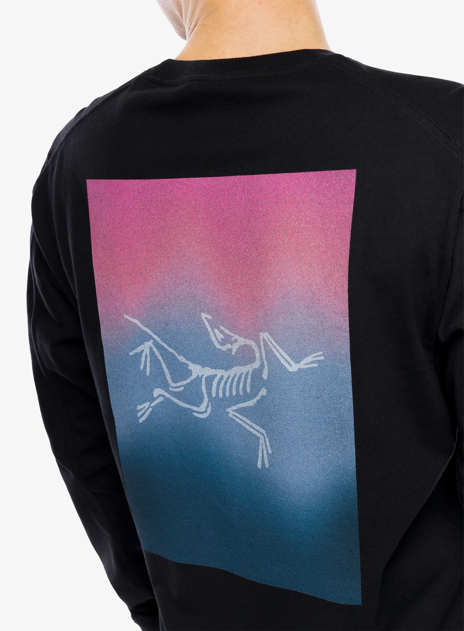 Mikina bez kapuce Arcteryx Kragg Cotton Heatmap LS - black/multi