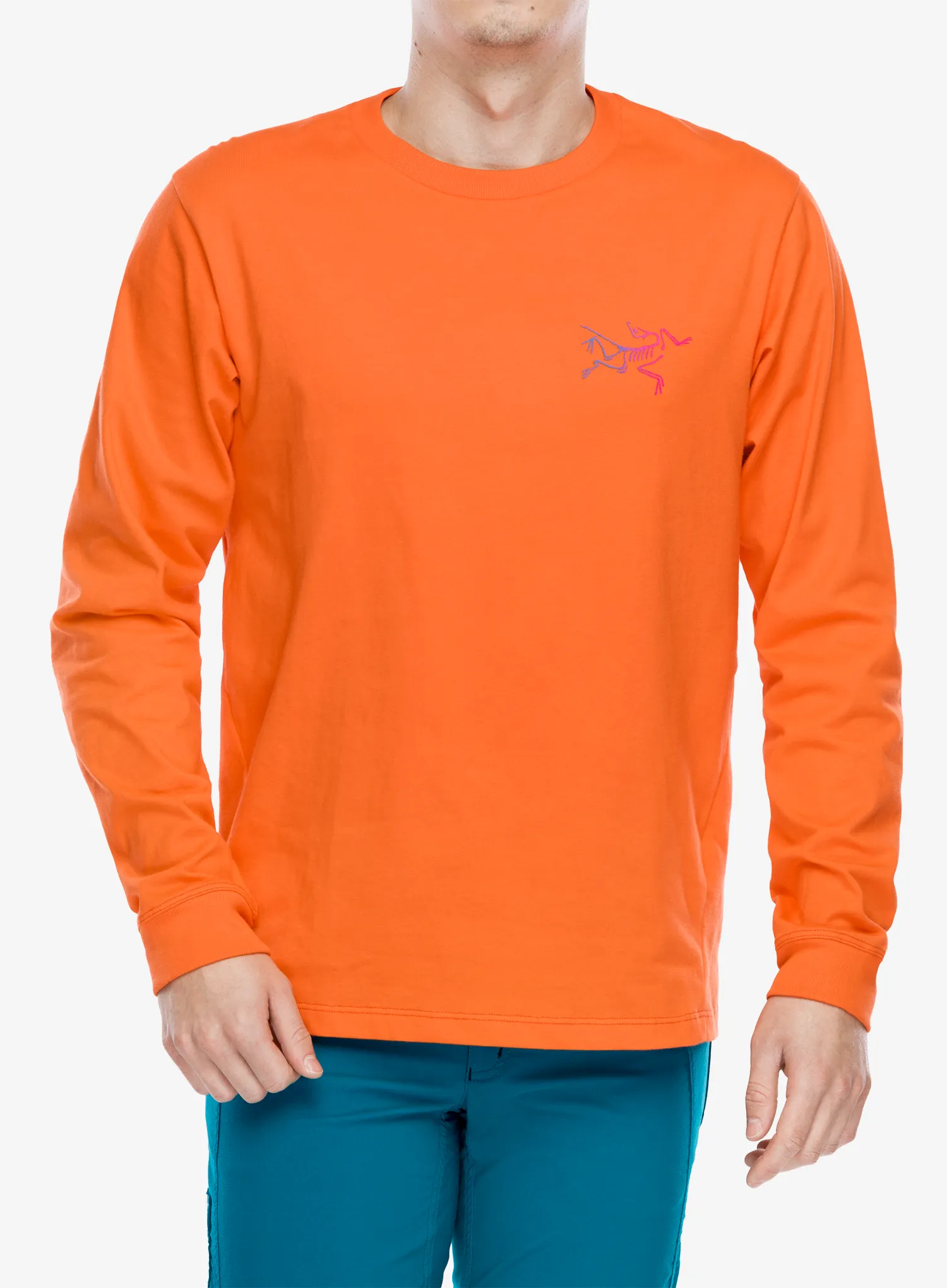 Mikina Arcteryx Kragg Cotton Heatmap LS - solaris/multi