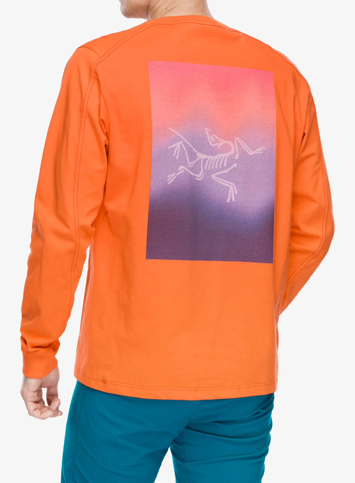 Mikina Arcteryx Kragg Cotton Heatmap LS - solaris/multi