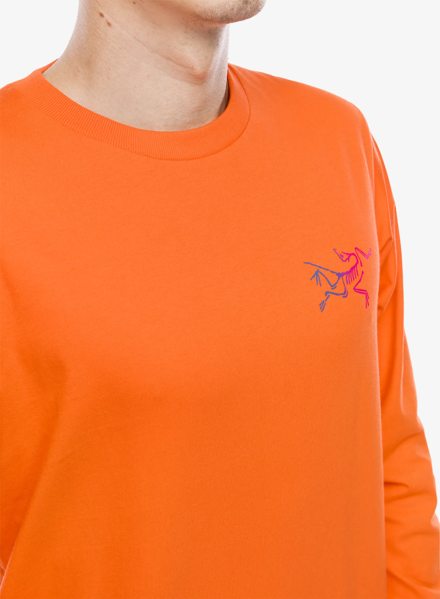 Mikina Arcteryx Kragg Cotton Heatmap LS - solaris/multi