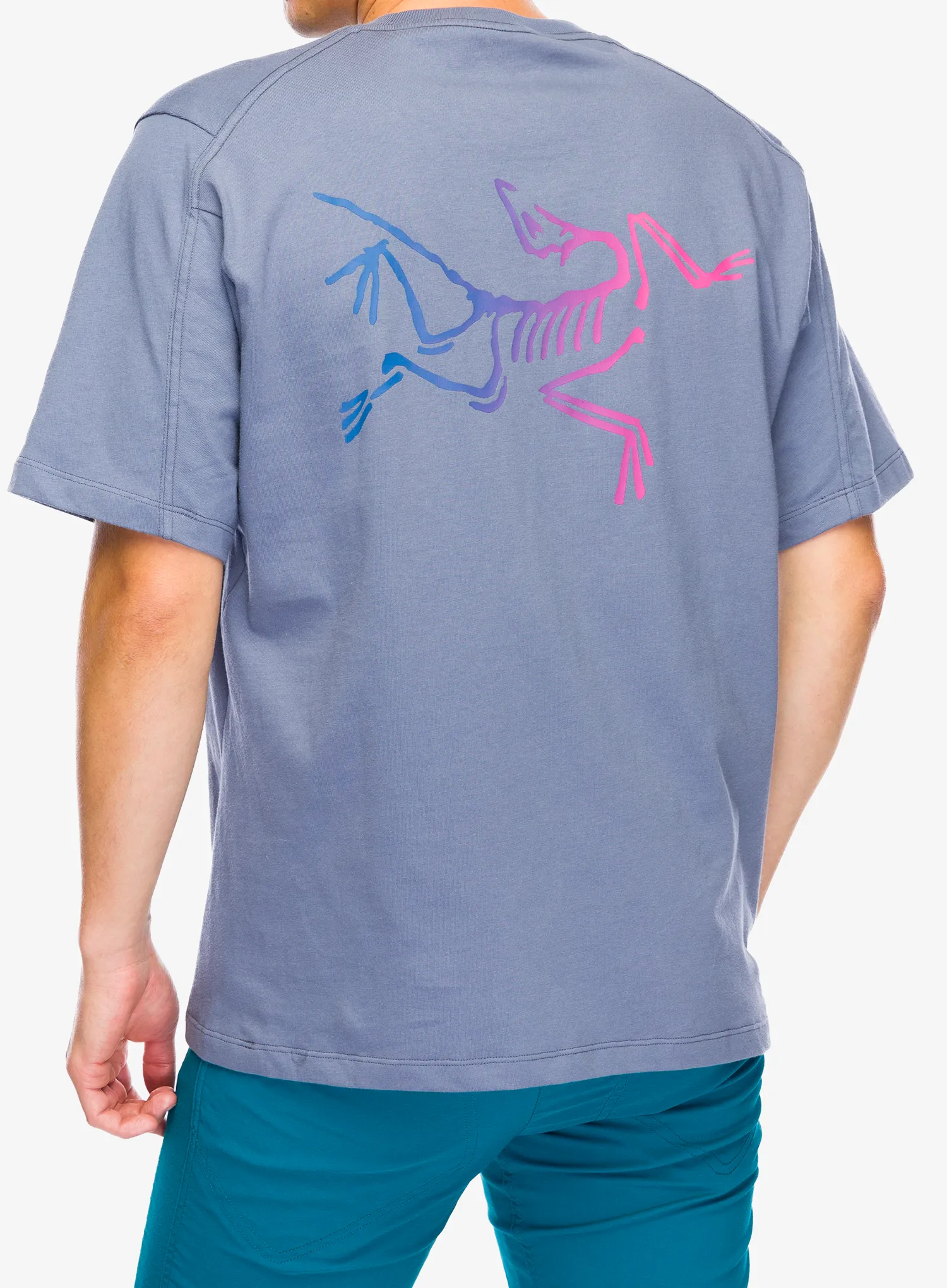 Bavlněné tričko Arcteryx Kragg Cotton Logo SS - stratus/multi