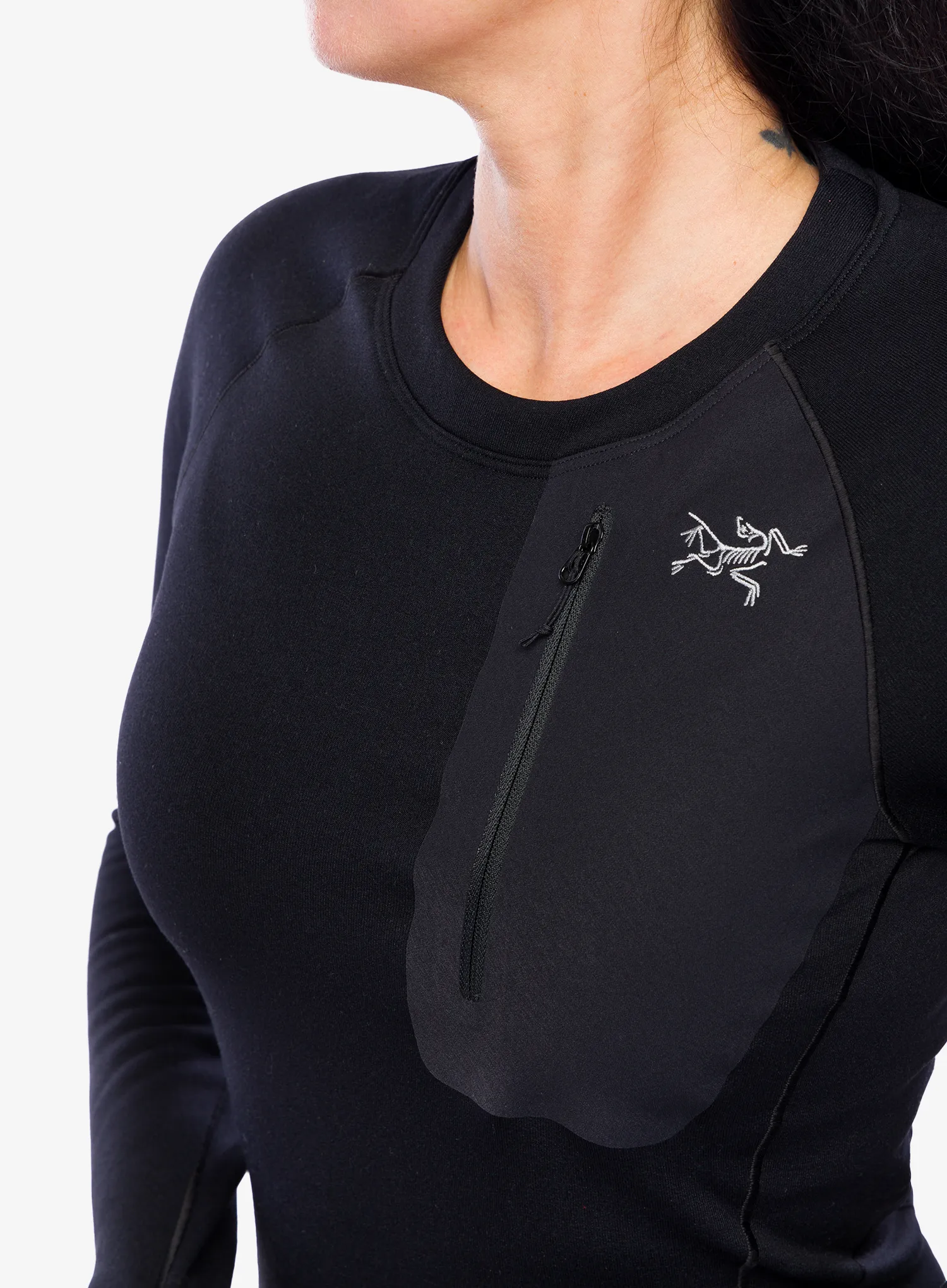 Dámská funkční mikina Arcteryx Kyanite Baselayer Crew Neck - black