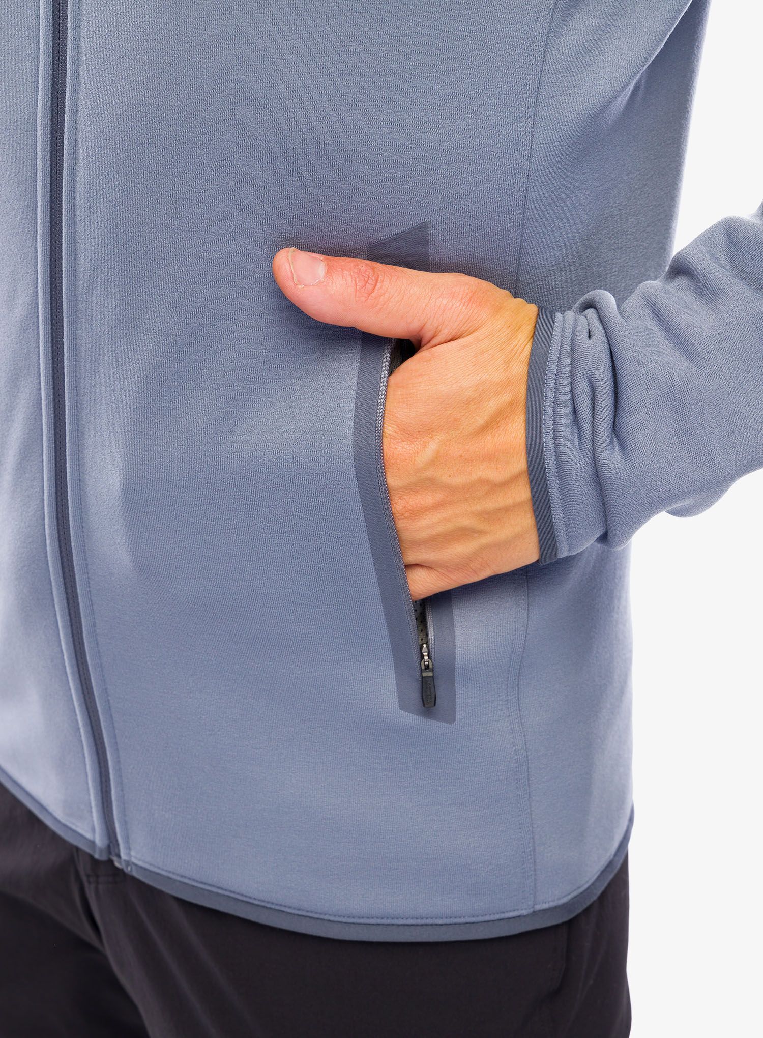 Mikina se zipem Arcteryx Kyanite Hoody - stratus