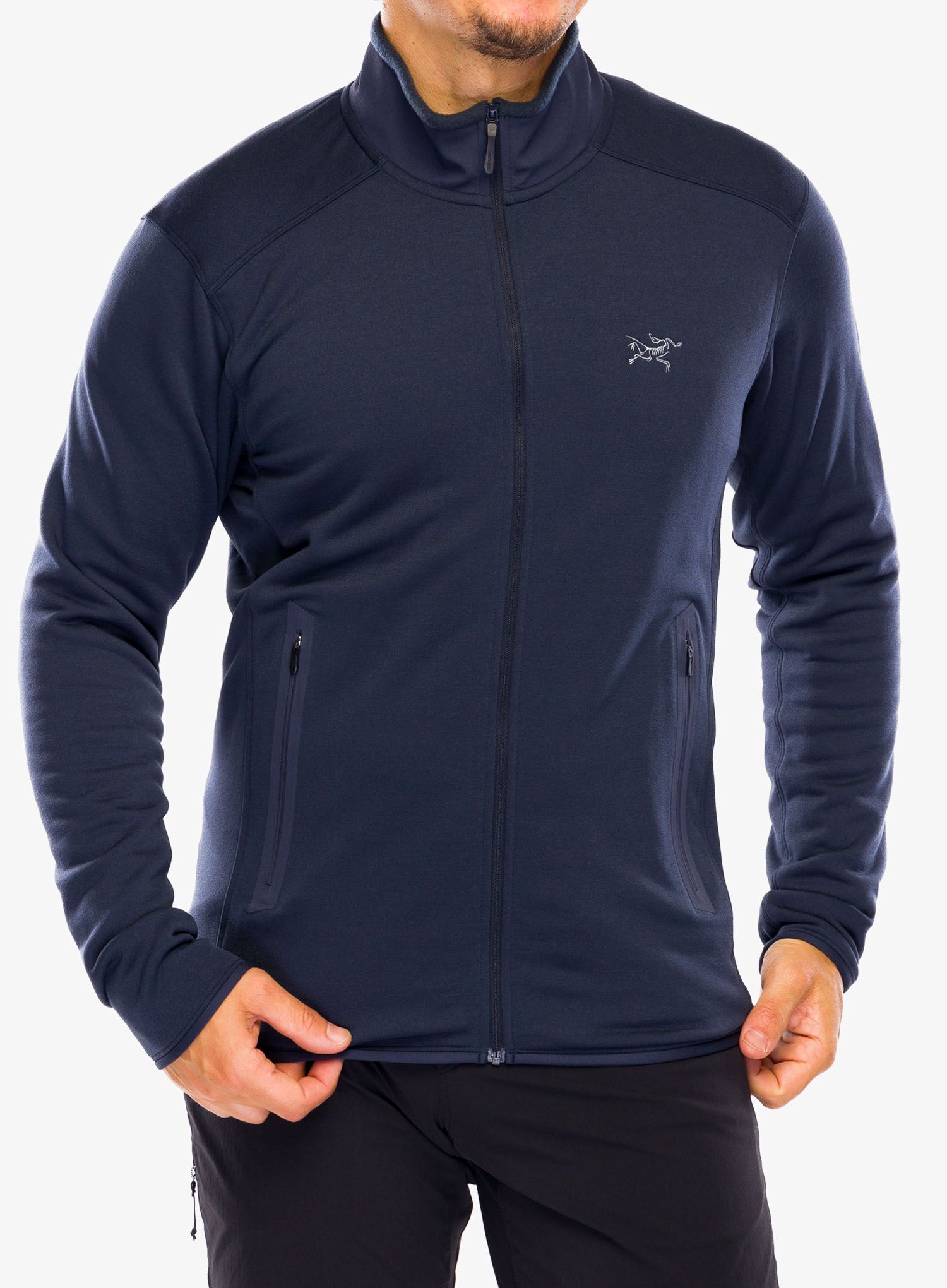 Fleece mikina Arcteryx Kyanite Jacket - black sapphire